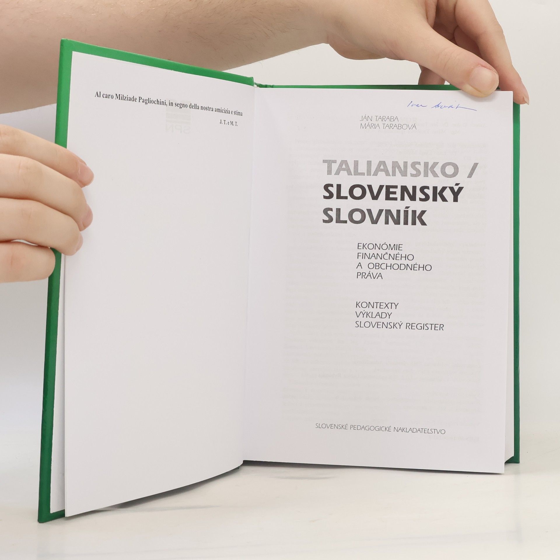 Mária Tarabová Taliansko-slovenský slovník