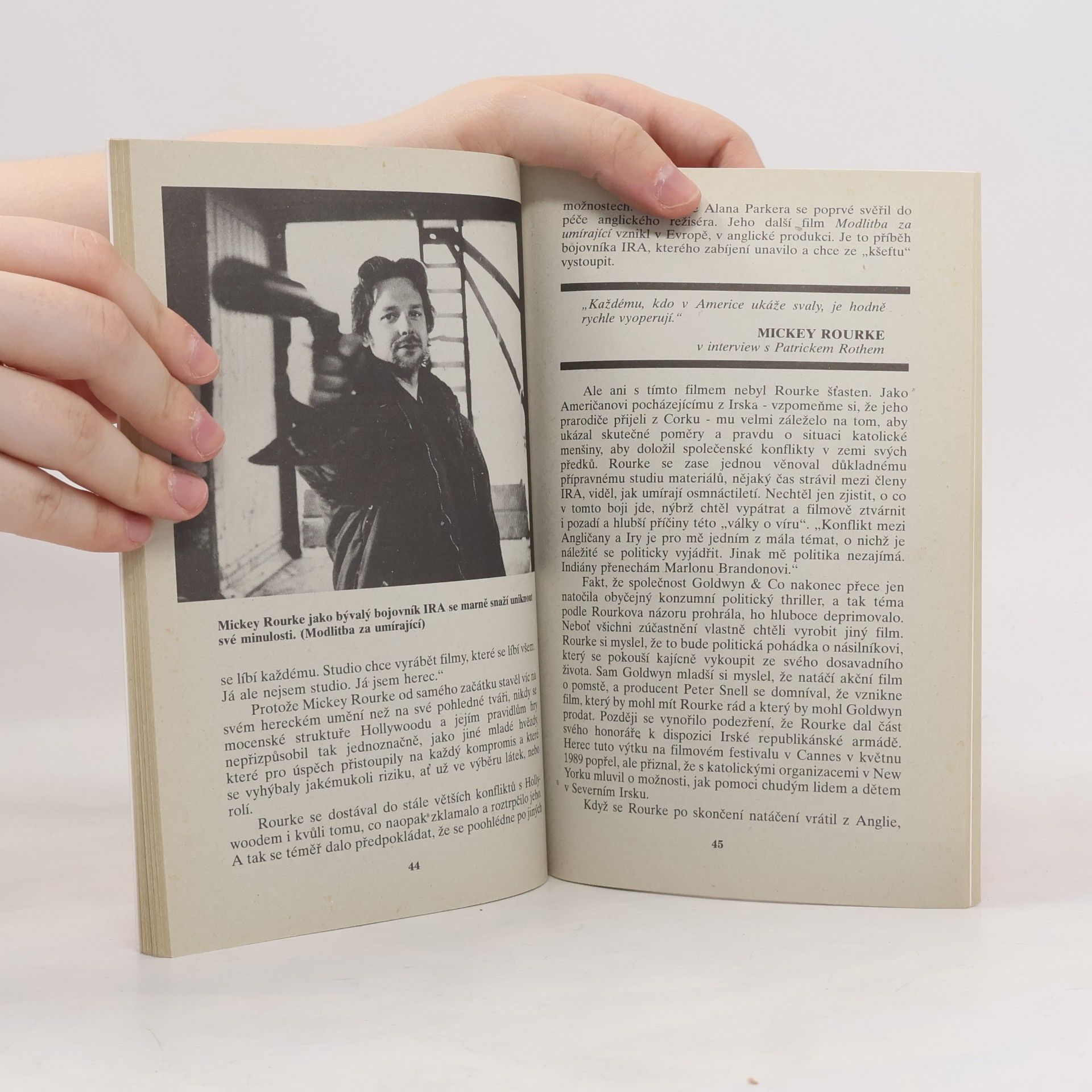 Adolf Heinzlmeier Mickey Rourke. Rebelantská hvězda Hollywoodu