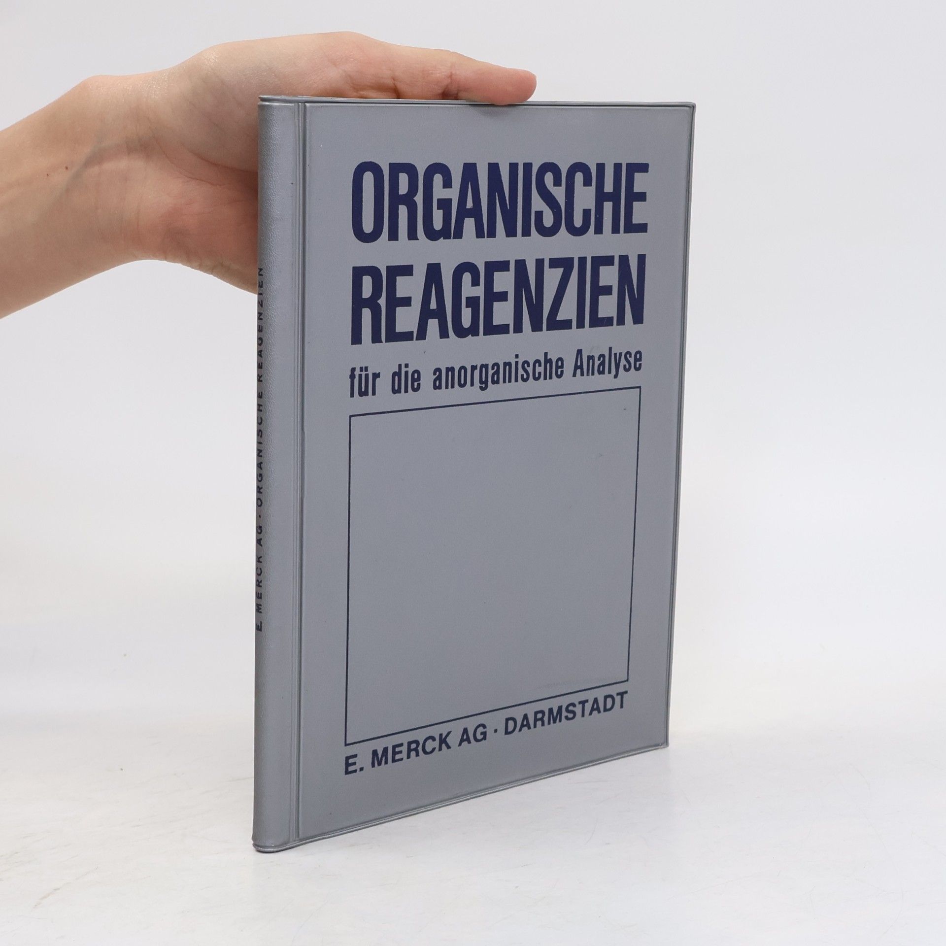 Autorenkollektiv Organische Reagenzien für die anorganische Analyse