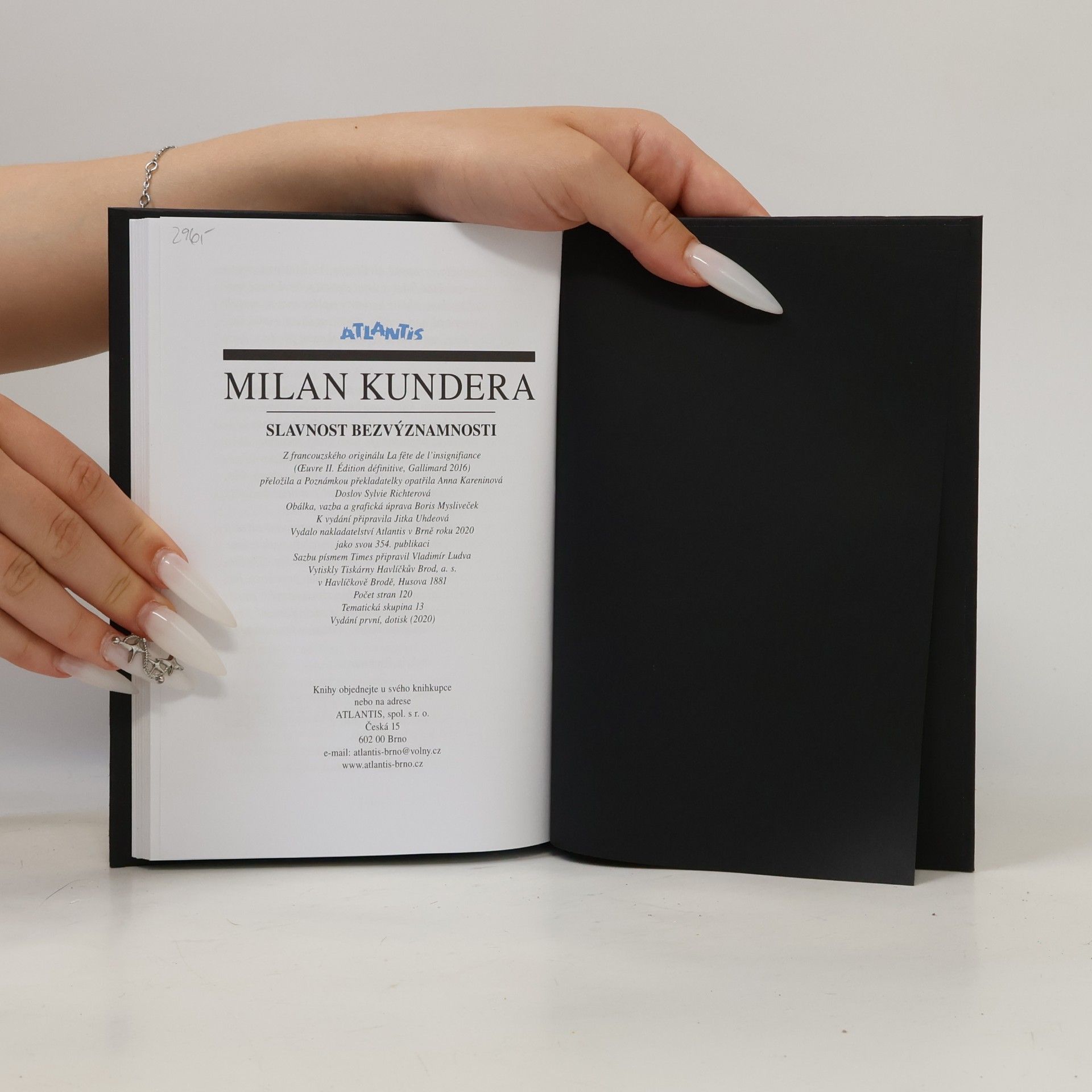 Milan Kundera Slavnost bezvýznamnosti