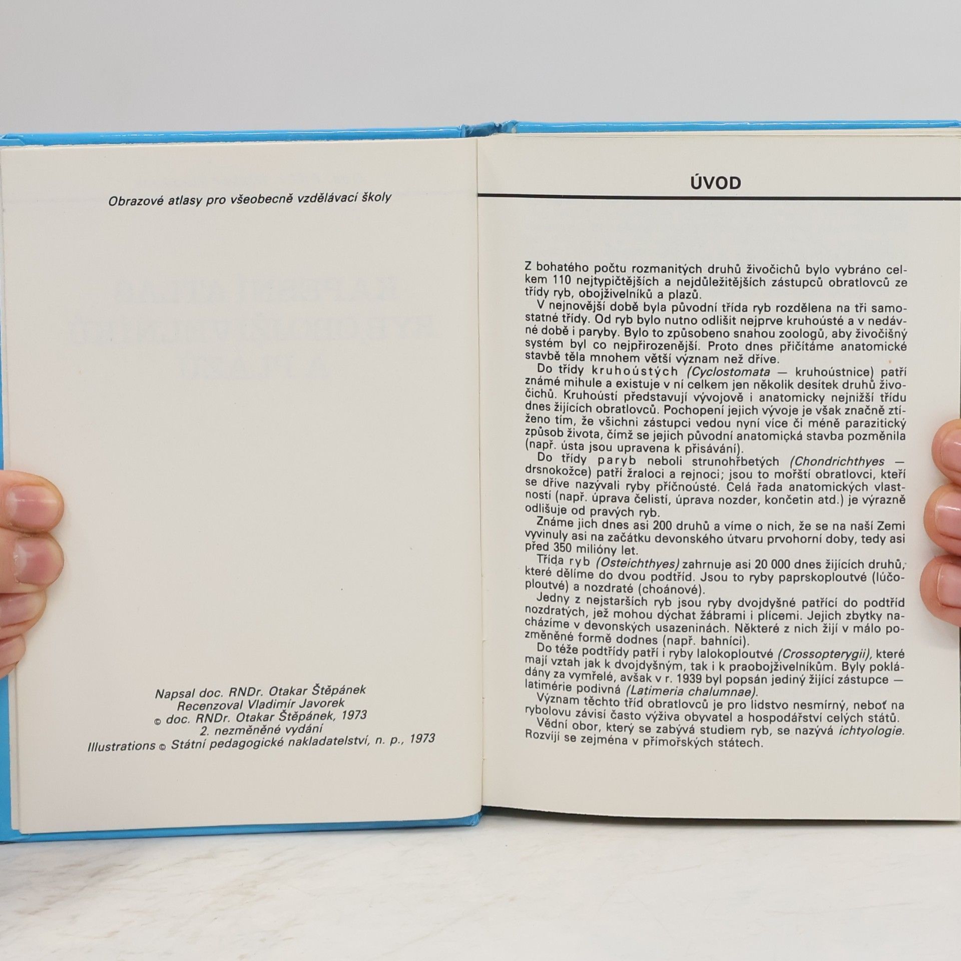 Otakar Štěpánek Kapesní atlas ryb, obojživelníků a plazů