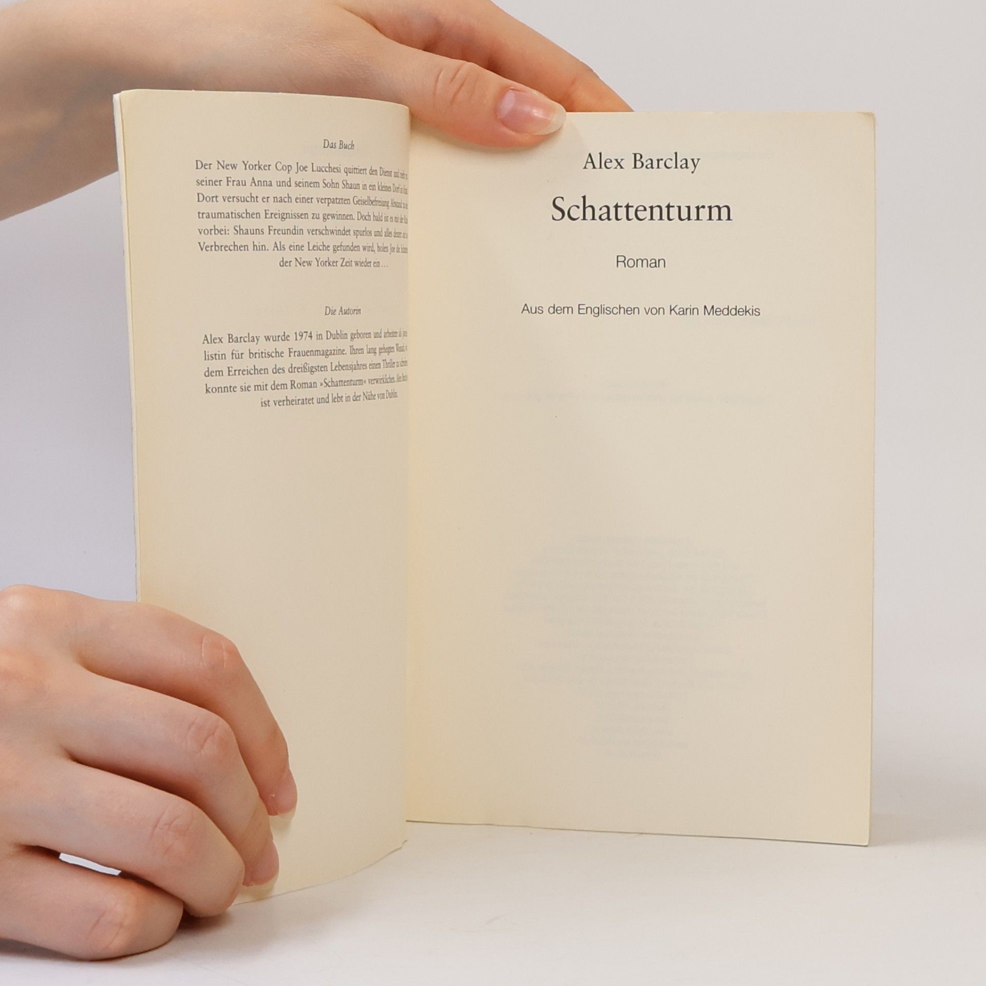 Alex Barclay Schattenturm