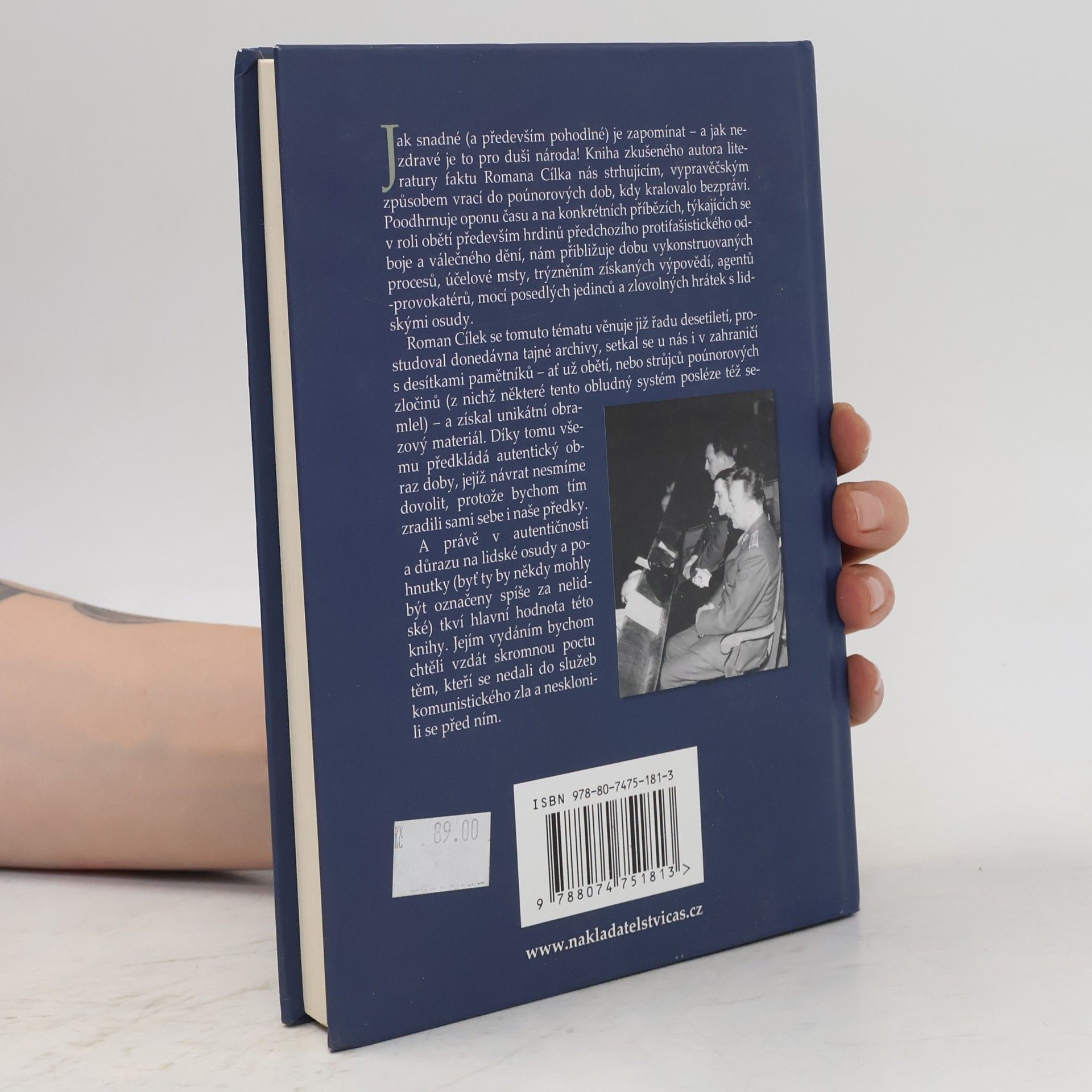 Roman Cílek Běda tomu, kdo vyčnívá z řady : 1948-1953: Pohled do zákulisí politických zločinů
