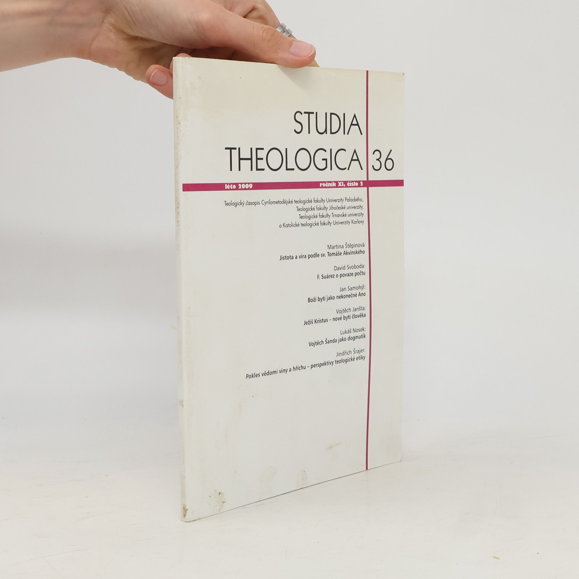 Kolektív autorov Studia Theologica 36. Ročník 11, číslo 2