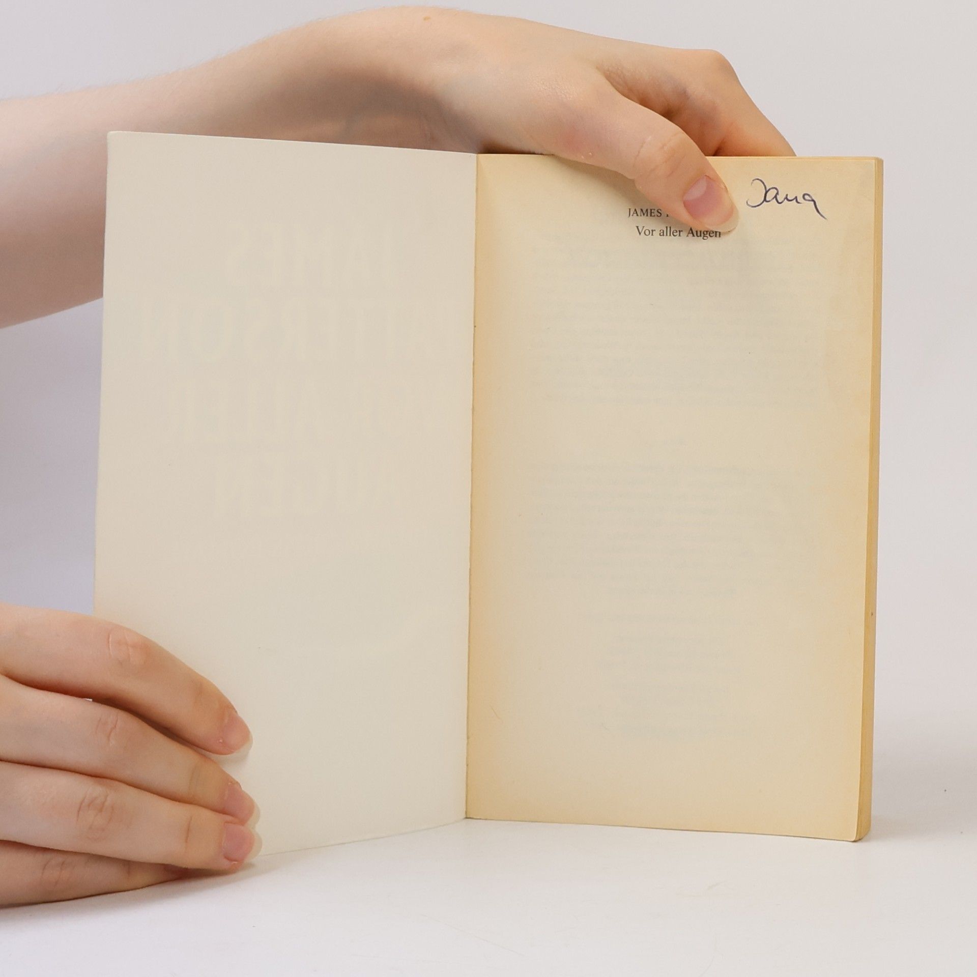James Patterson Vor aller Augen