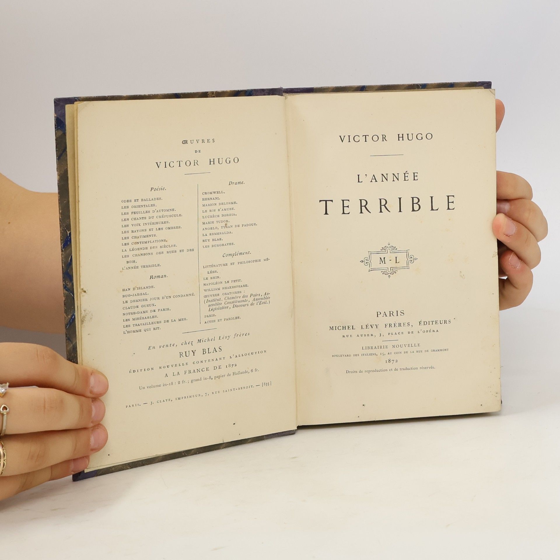 Victor Hugo L'Année terrible