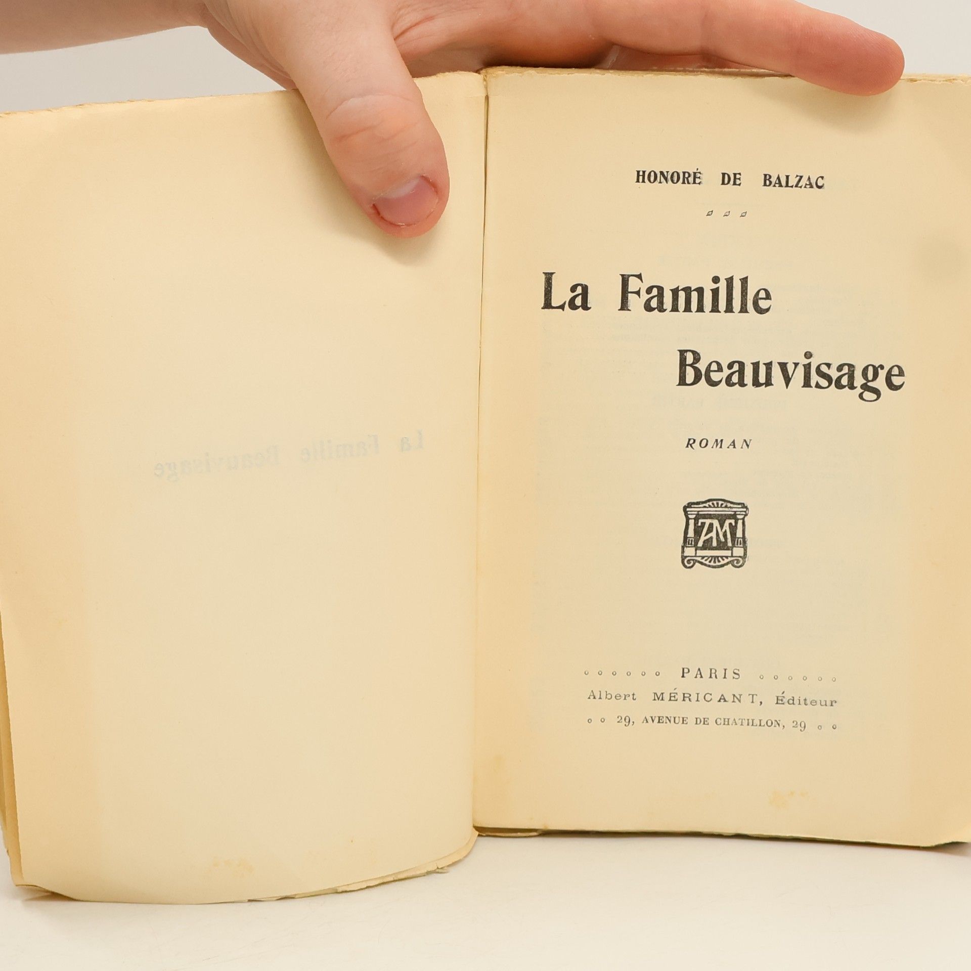 Honoré de Balzac La Famille Beauvisage