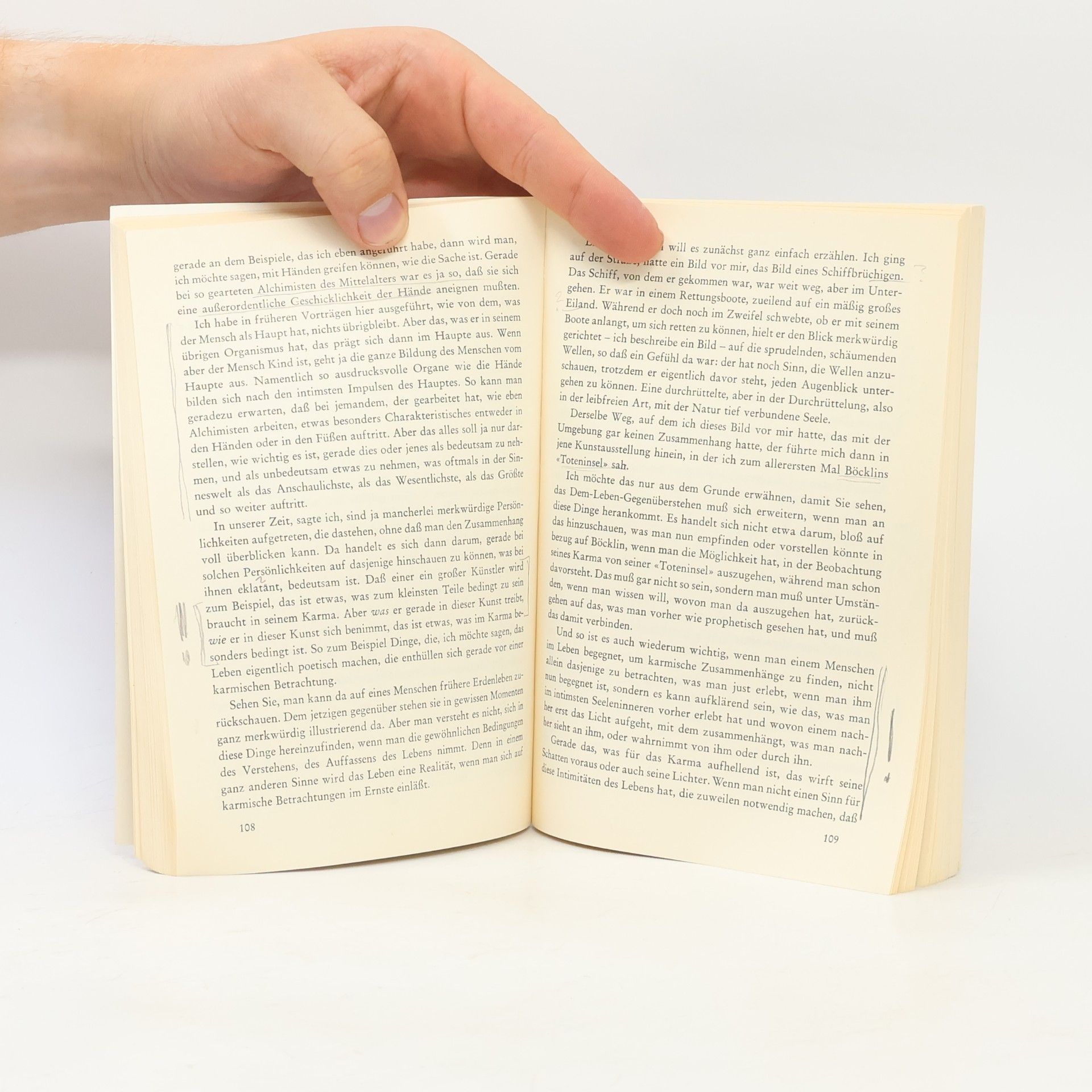 Rudolf Steiner Esoterische Betrachtungen karmischer Zusammenhänge II. Taschenbuchausgabe