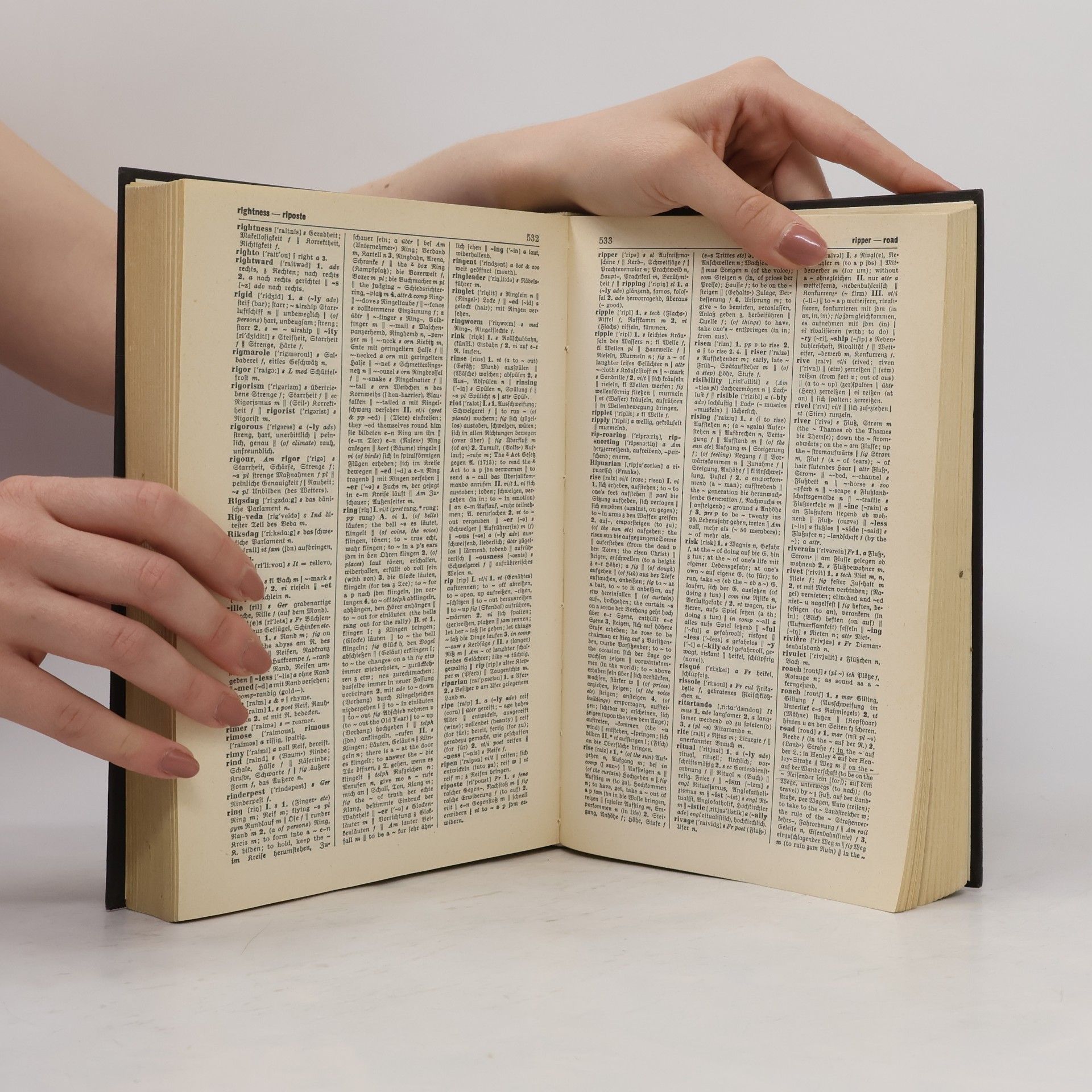 Karl Wildhagen English-German, German-English Dictionary. Volume I