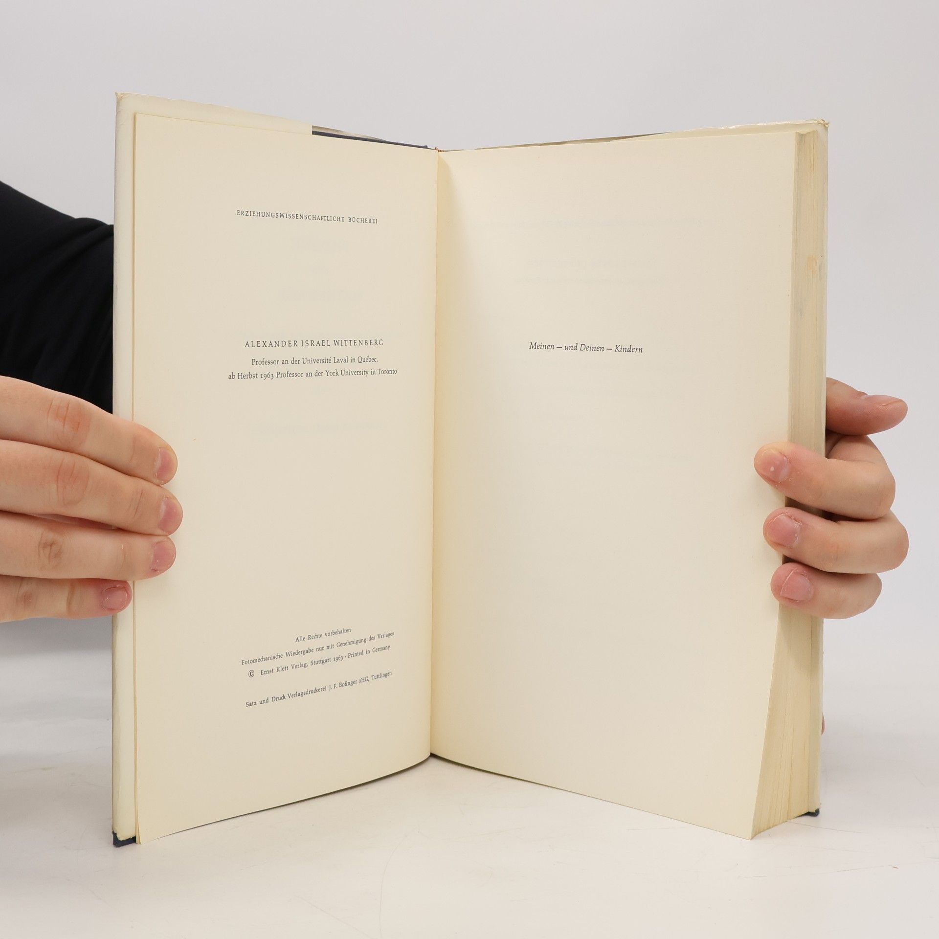 Alexander Israel Wittenberg Bildung und Mathematik