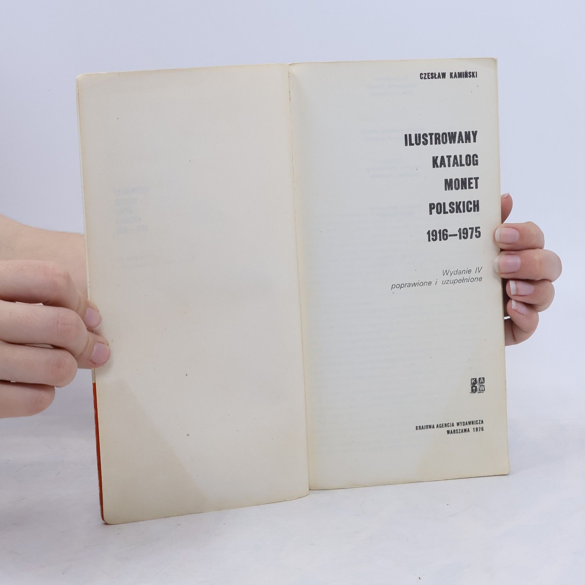 Czesław Kamiński Ilustrowany katalog monet polskich 1916-1975