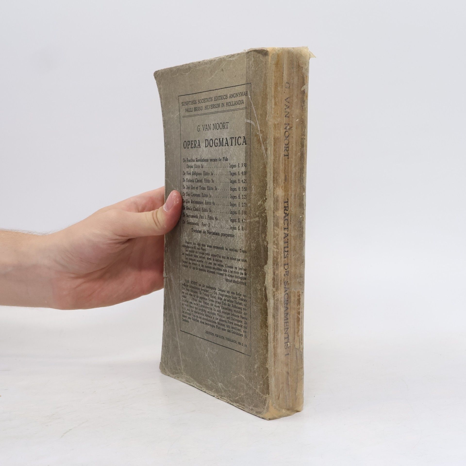 G. van Noort Tractatus de Sacramentis I