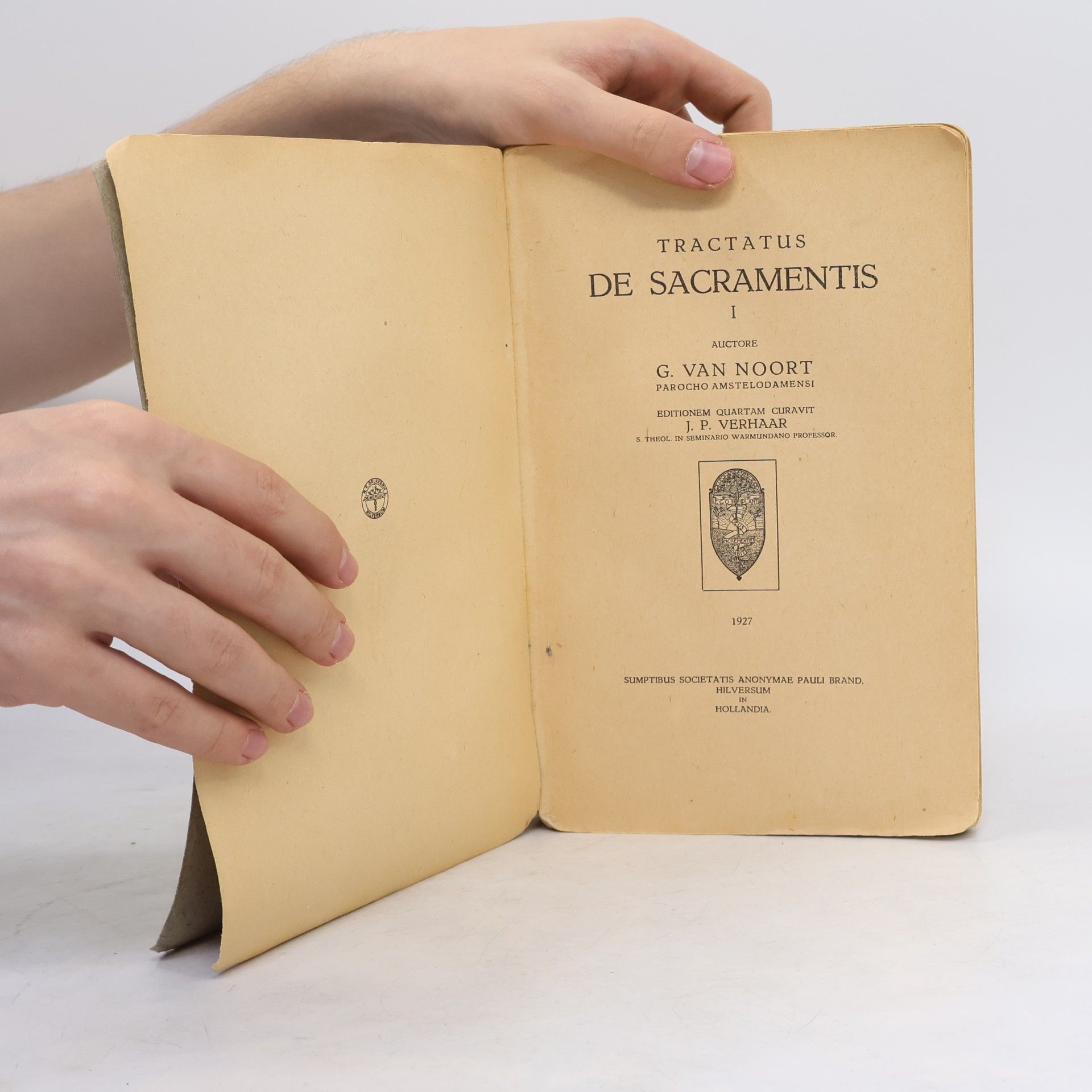G. van Noort Tractatus de Sacramentis I