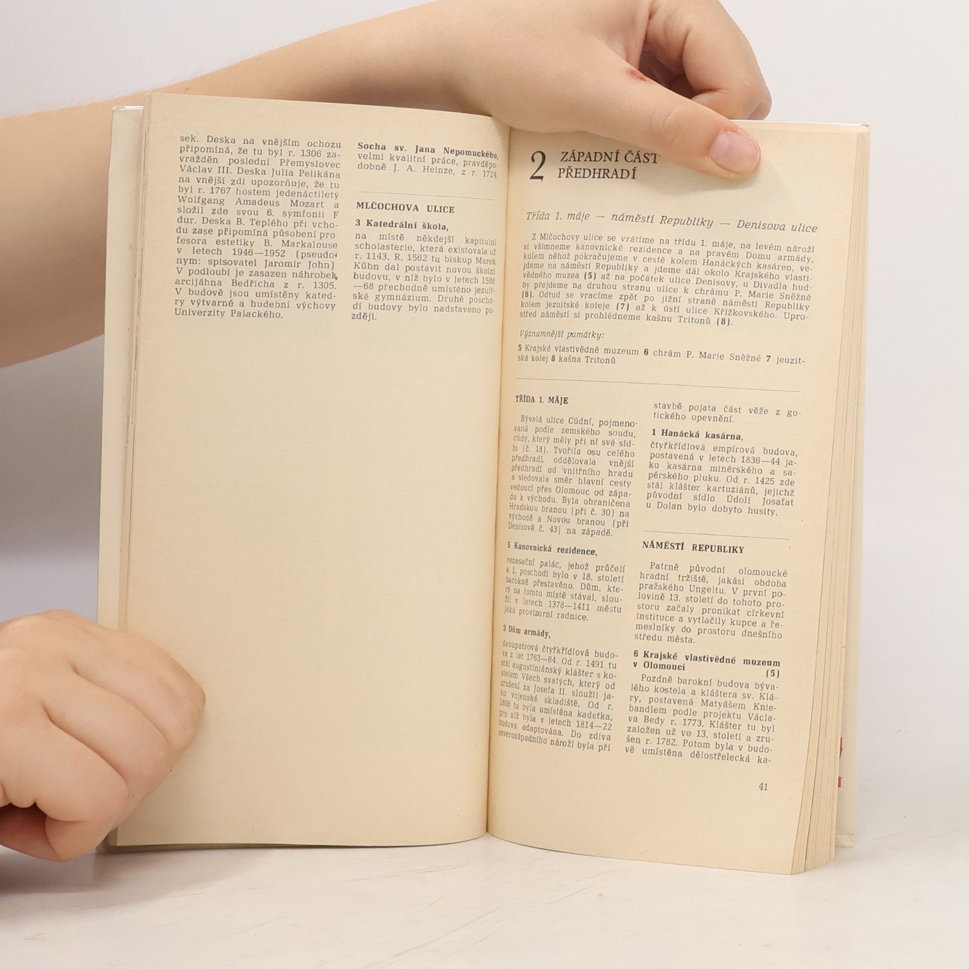 Collectif d'auteurs Olomouc : Průvodce, informace, fakta