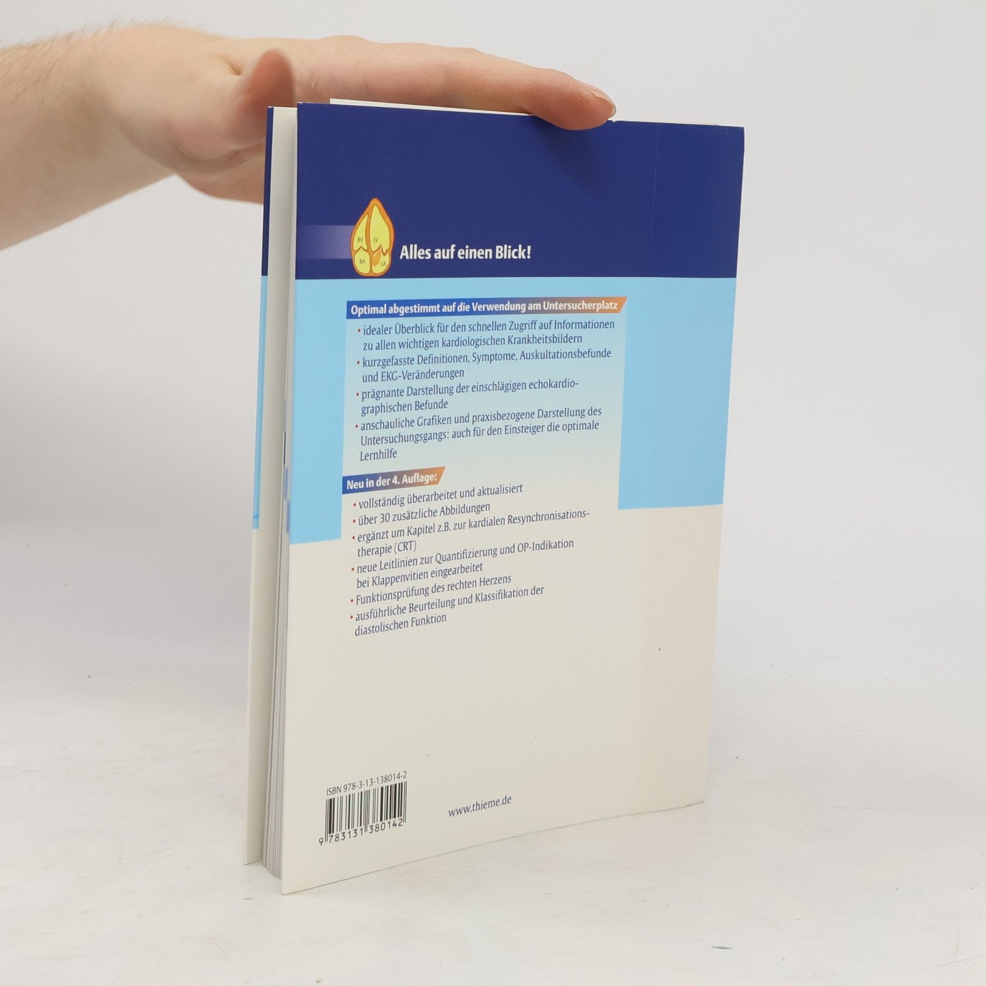 Ursula Wilkenshoff Handbuch der Echokardiographie: Vollständig überarbeitete und erweiterte Auflage