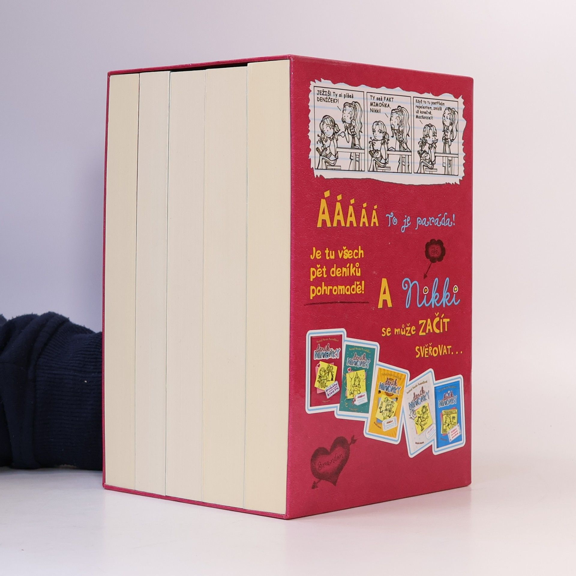 Rachel Renée Russellová Deník mimoňky 1-5 (box)
