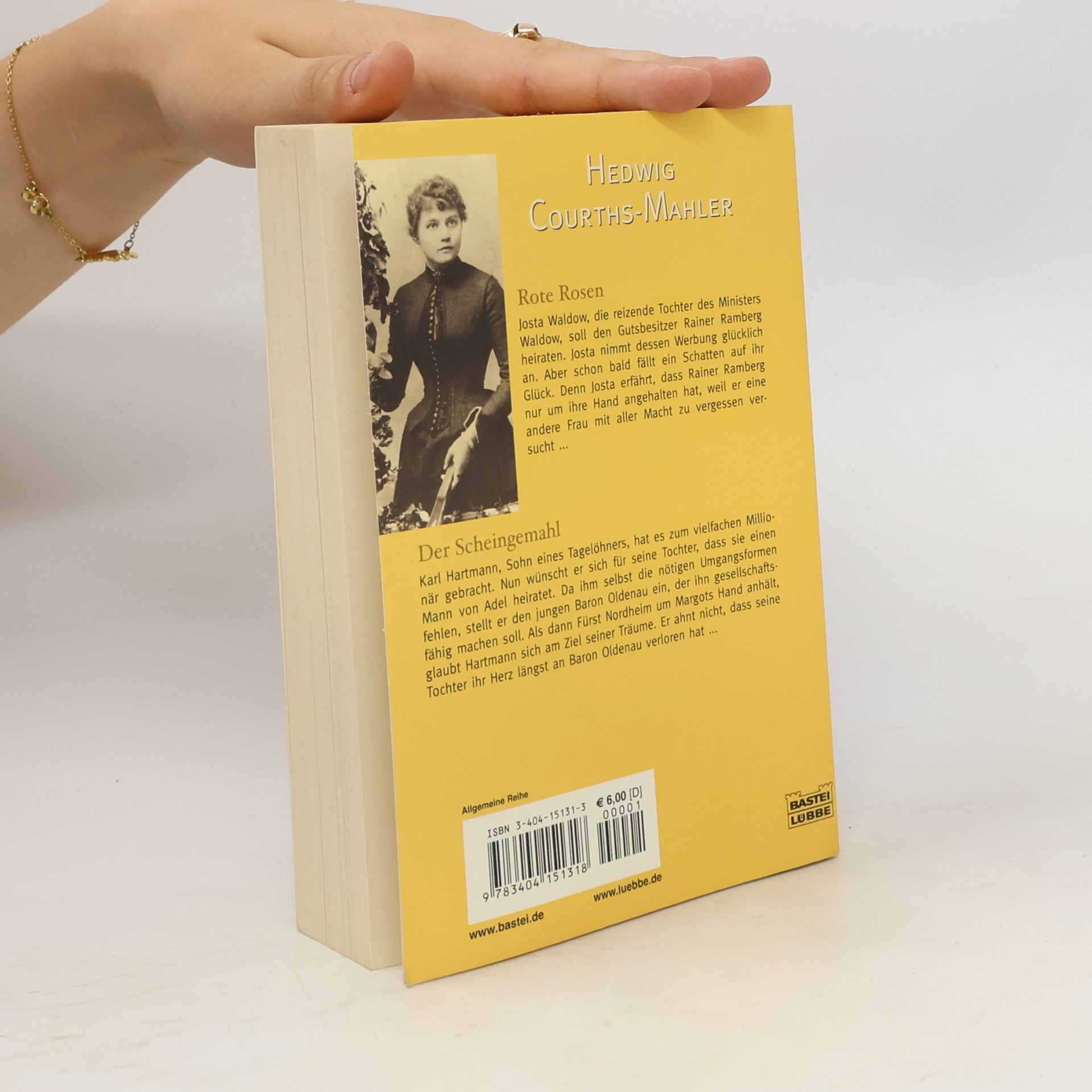 Hedwig Courths-Mahler Allgemeine Reihe. Bastei Lübbe Taschenbücher: Rote Rosen. Der Scheingemahl.