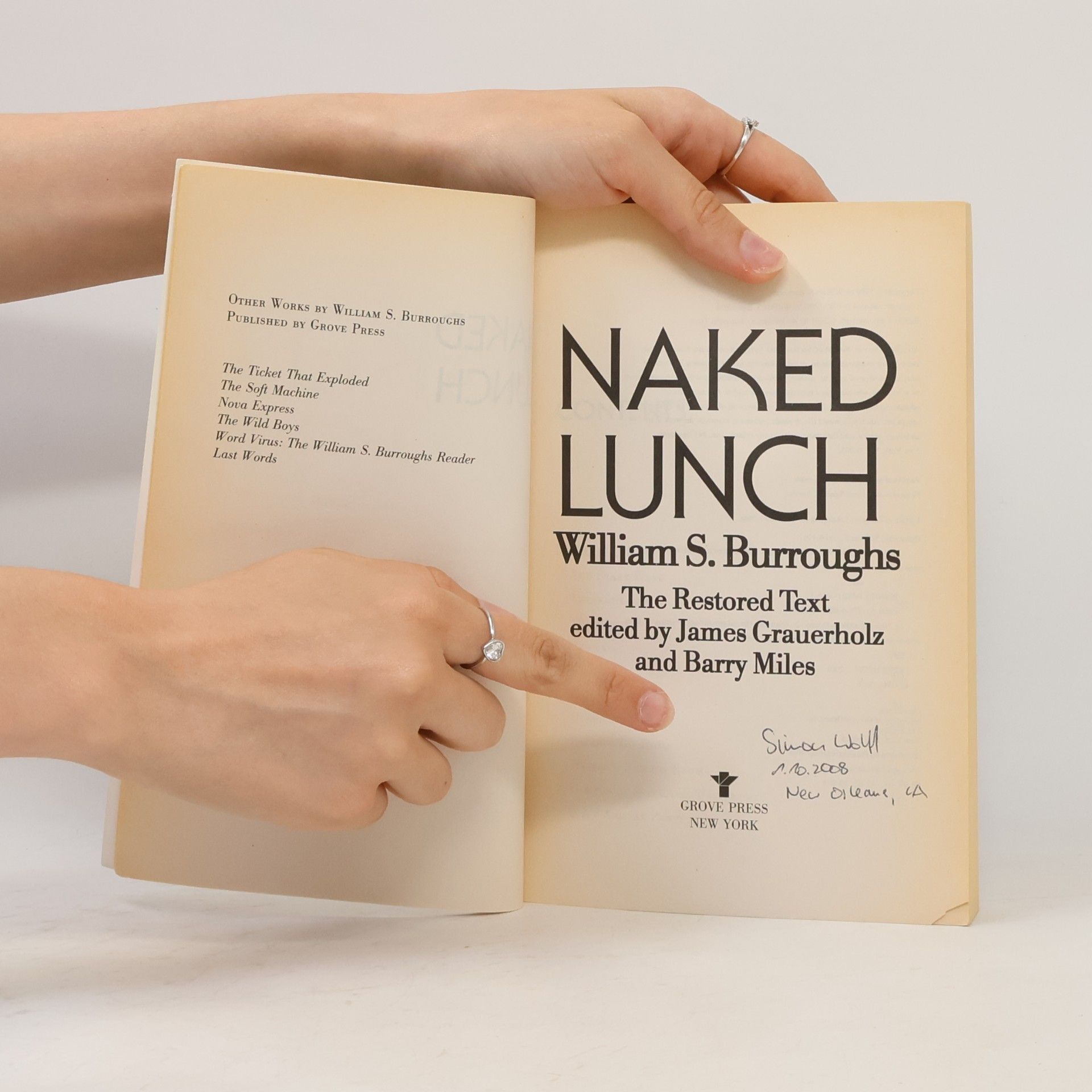 James Grauerholz Naked Lunch