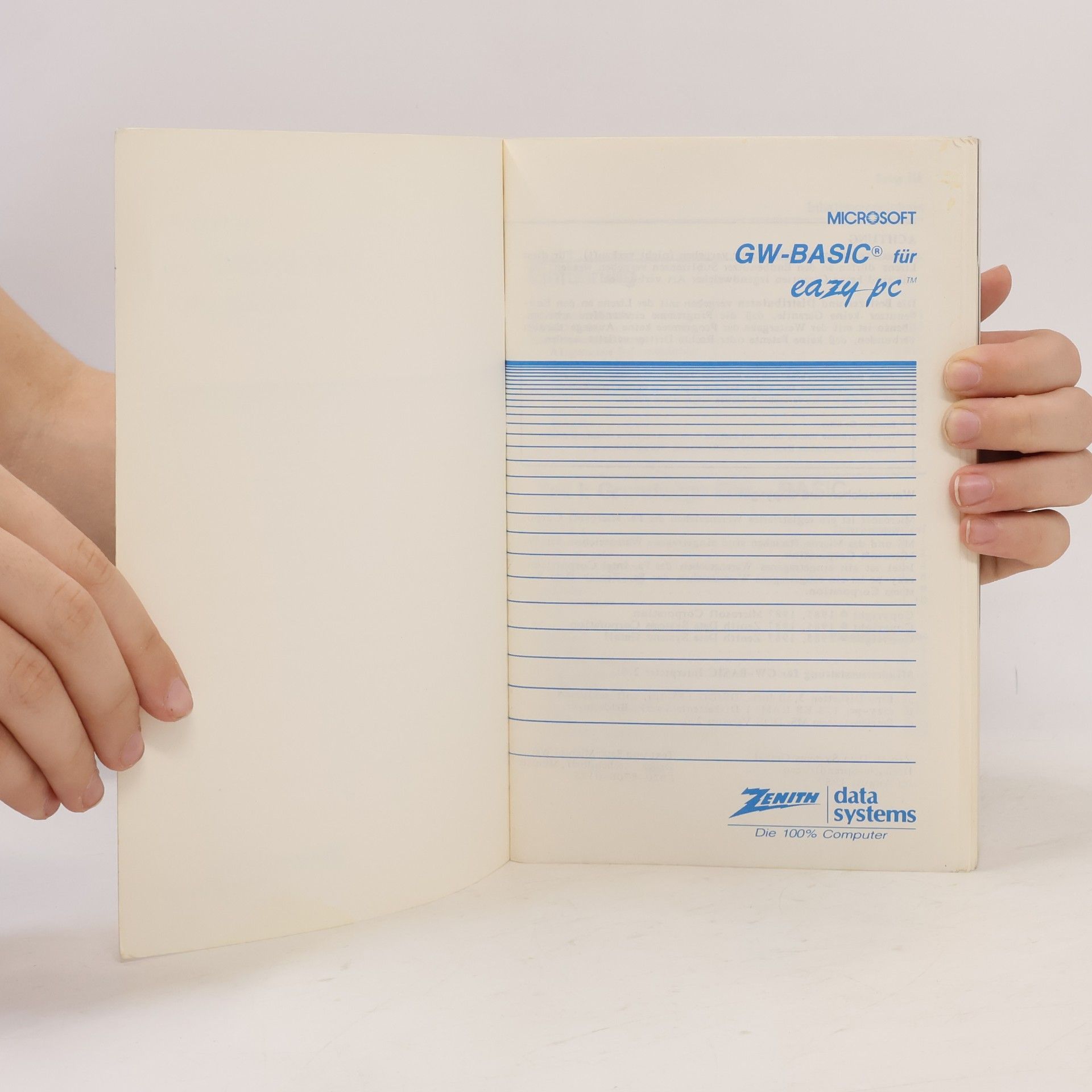 Autorenkollektiv GW-Basic für Eazy-PC