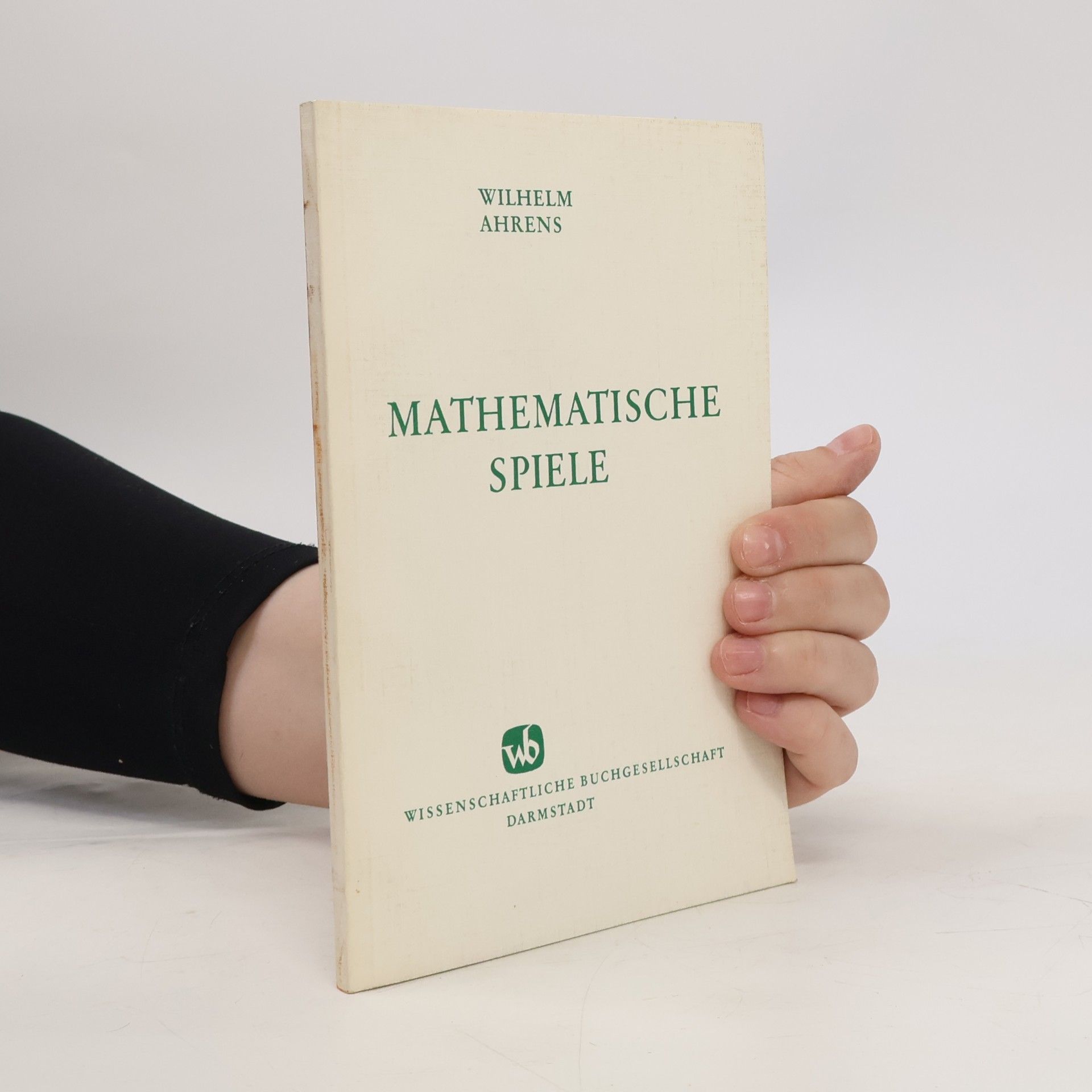 Wilhelm Ahrens Mathematische Spiele