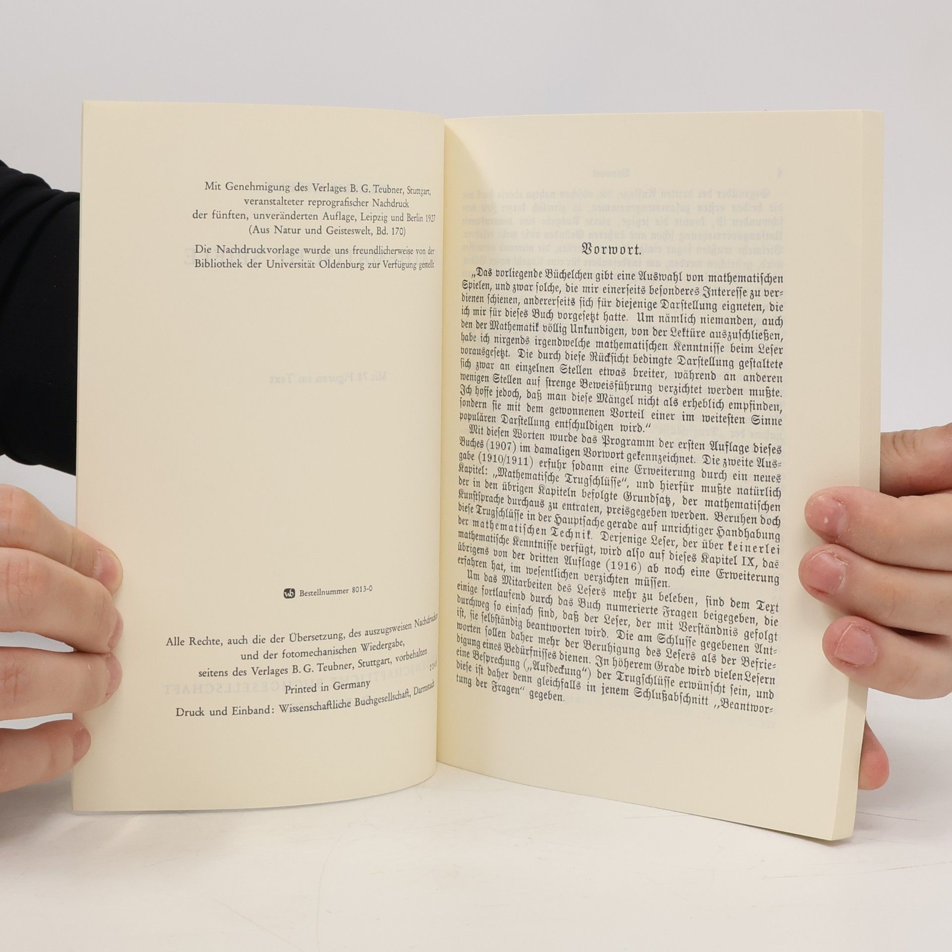 Wilhelm Ahrens Mathematische Spiele