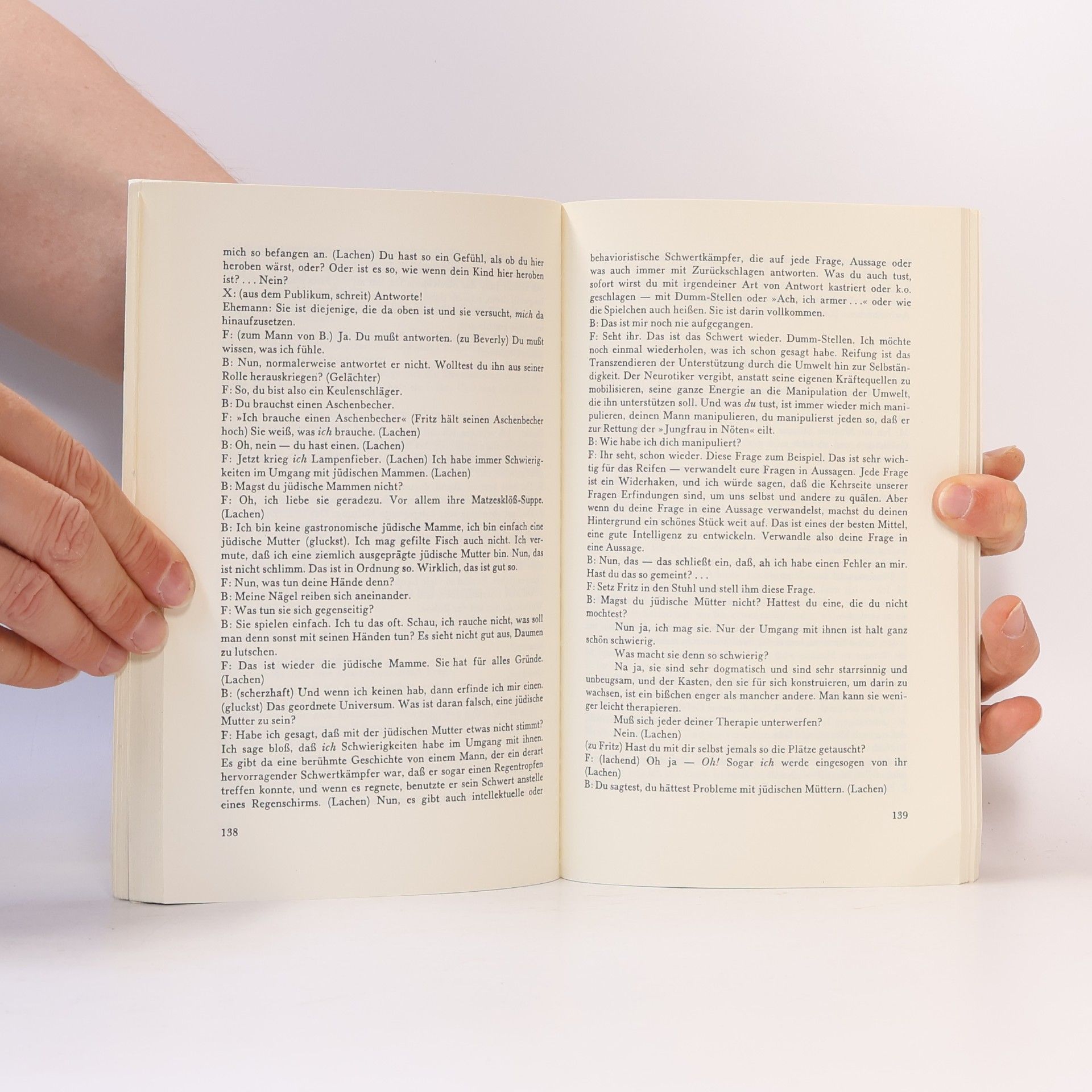 Frederick Salomon Perls Gestalt-Therapie in Aktion
