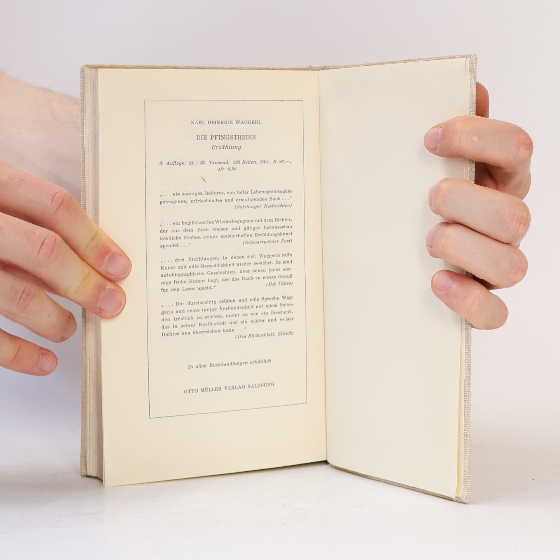 Karl Heinrich Waggerl Wagrainer Geschichtenbuch