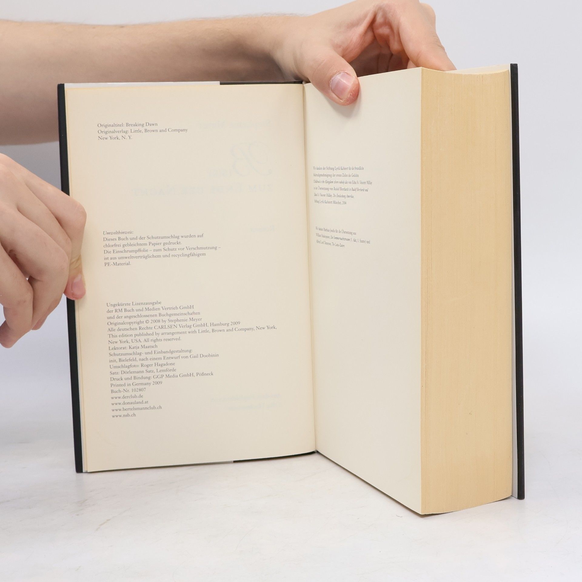 Stephenie Meyer Biss zum Ende der Nacht
