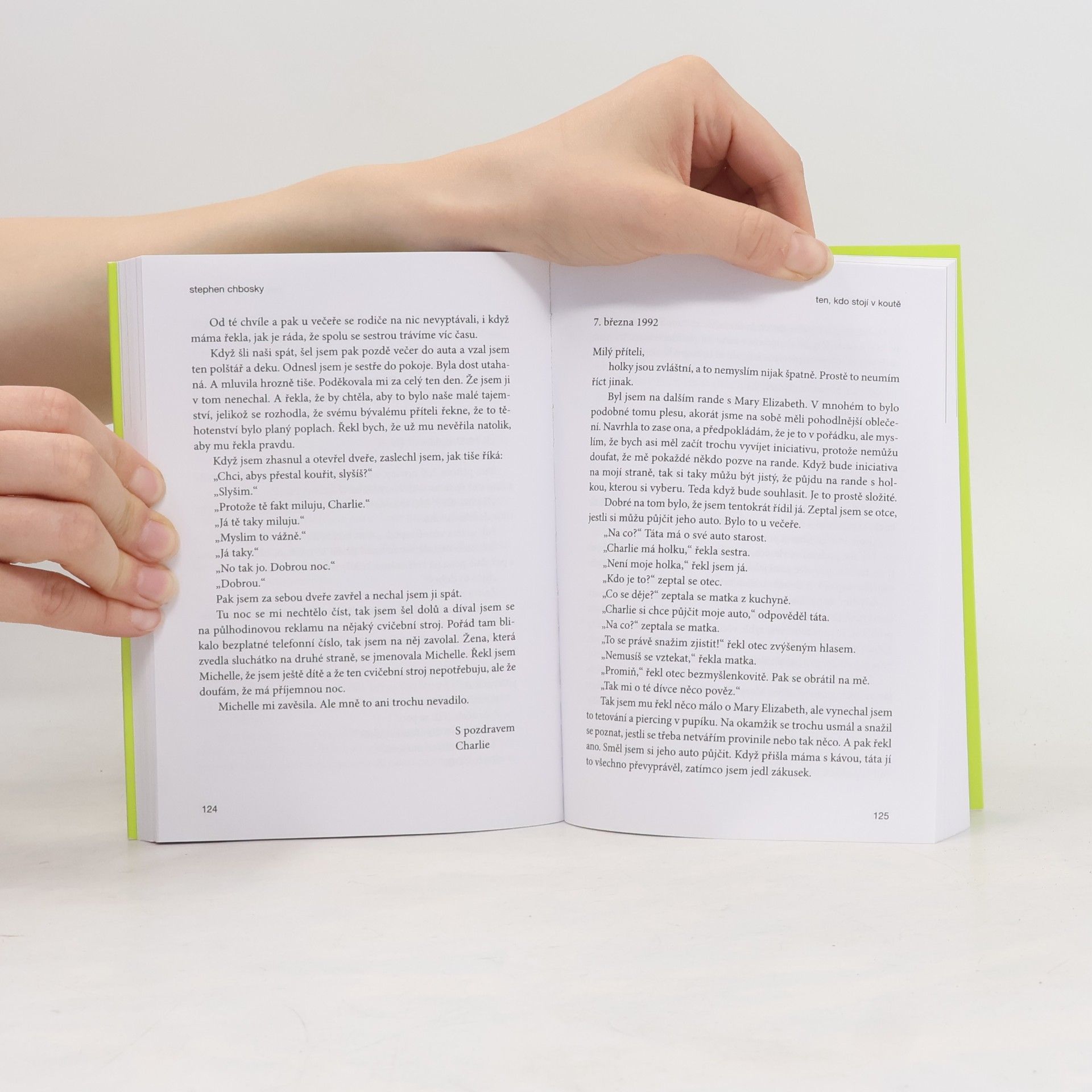 Stephen Chbosky Ten, kdo stojí v koutě