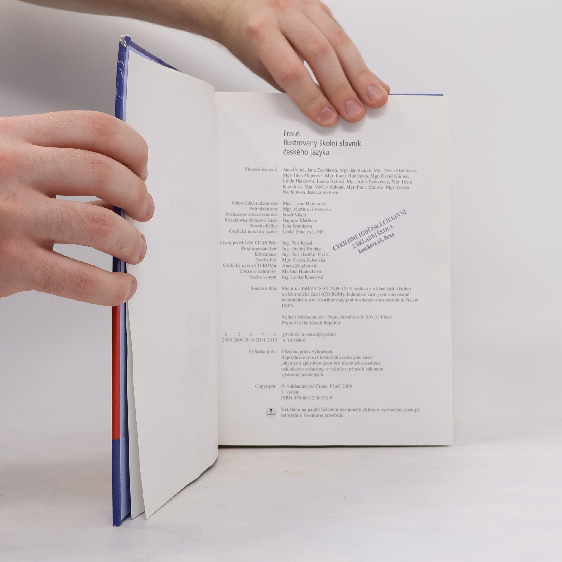 Autorenkollektiv Fraus ilustrovaný školní slovník českého jazyka