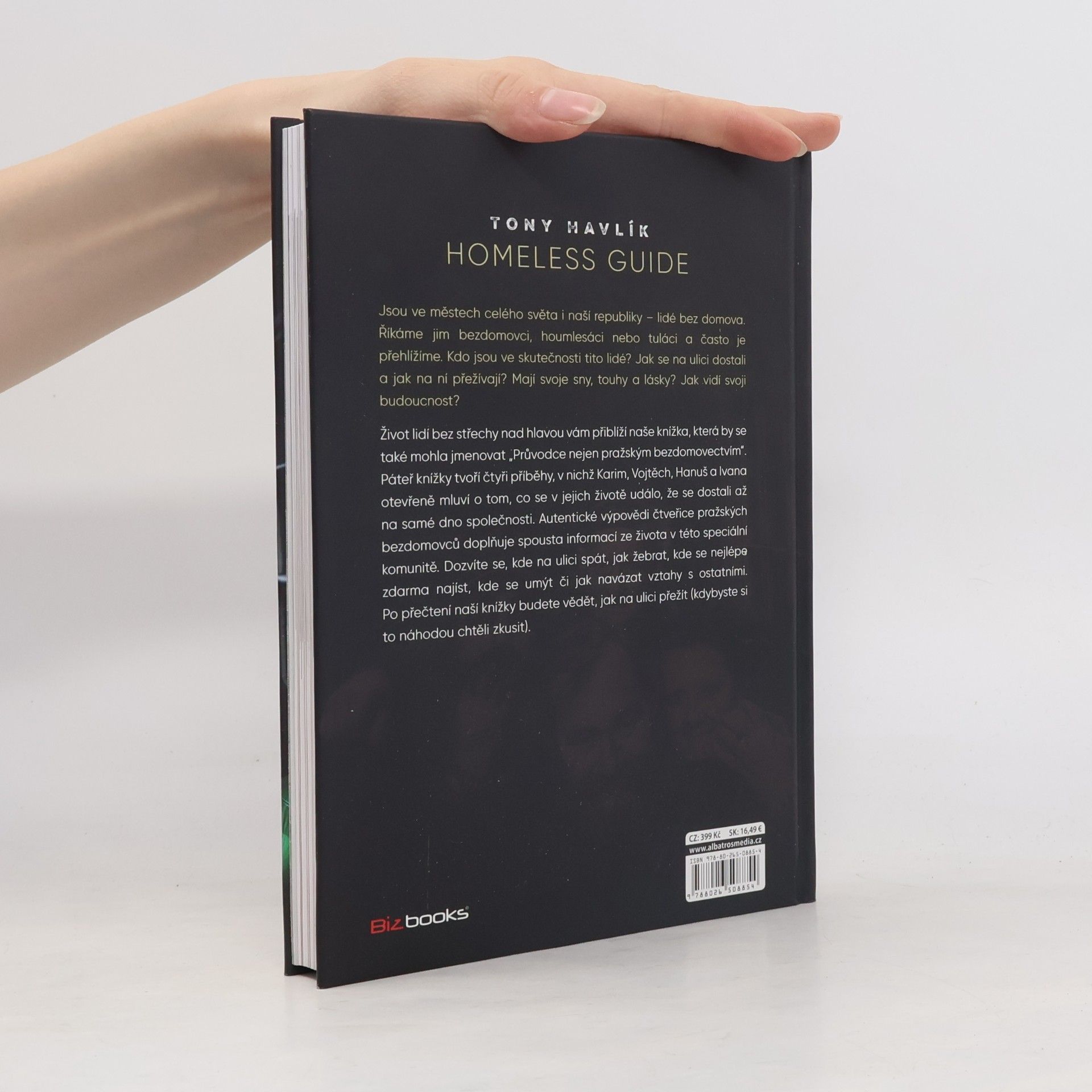 Tony Havlík Homeless guide