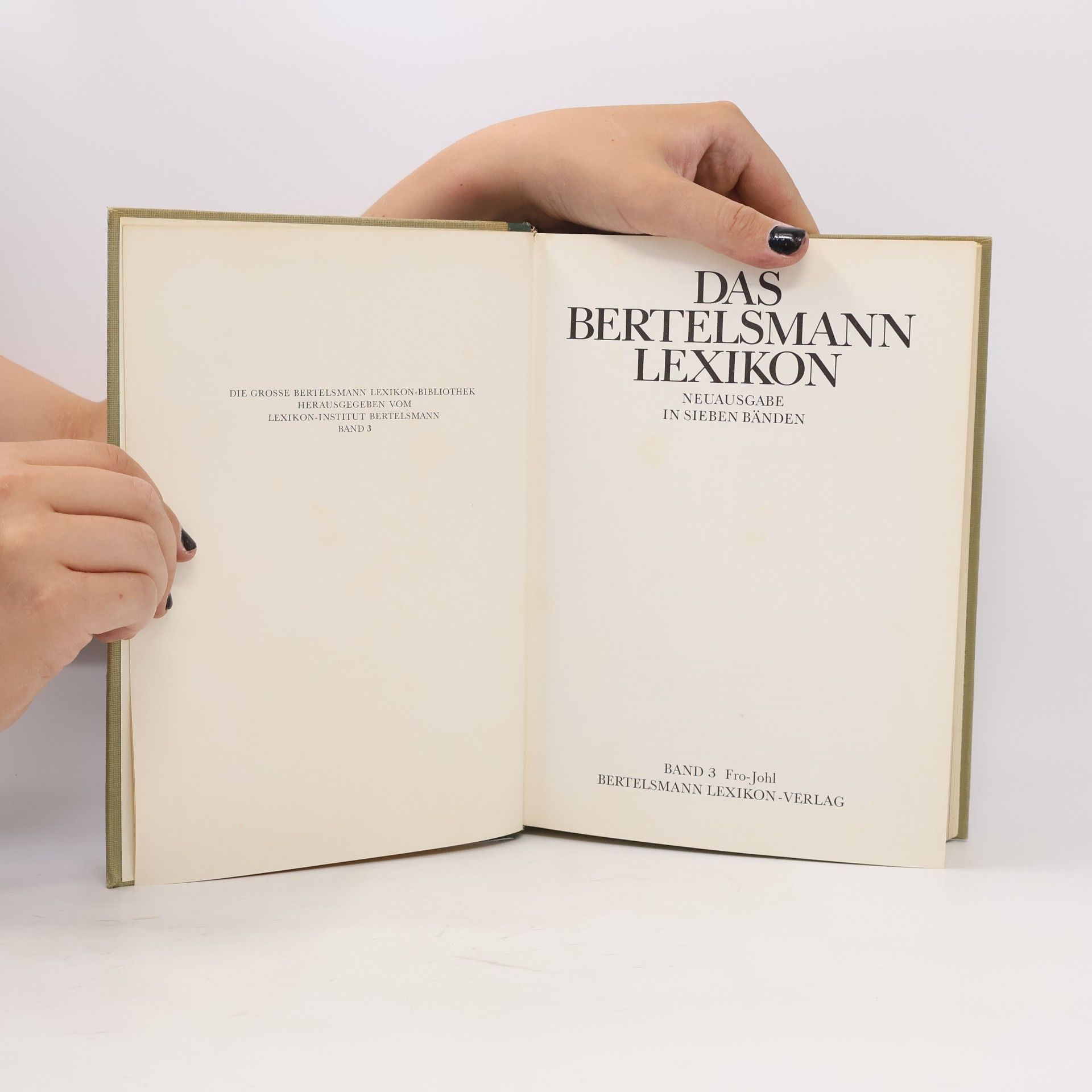 Autorenkollektiv Das Bertelsmann Lexikon Fro-Johl