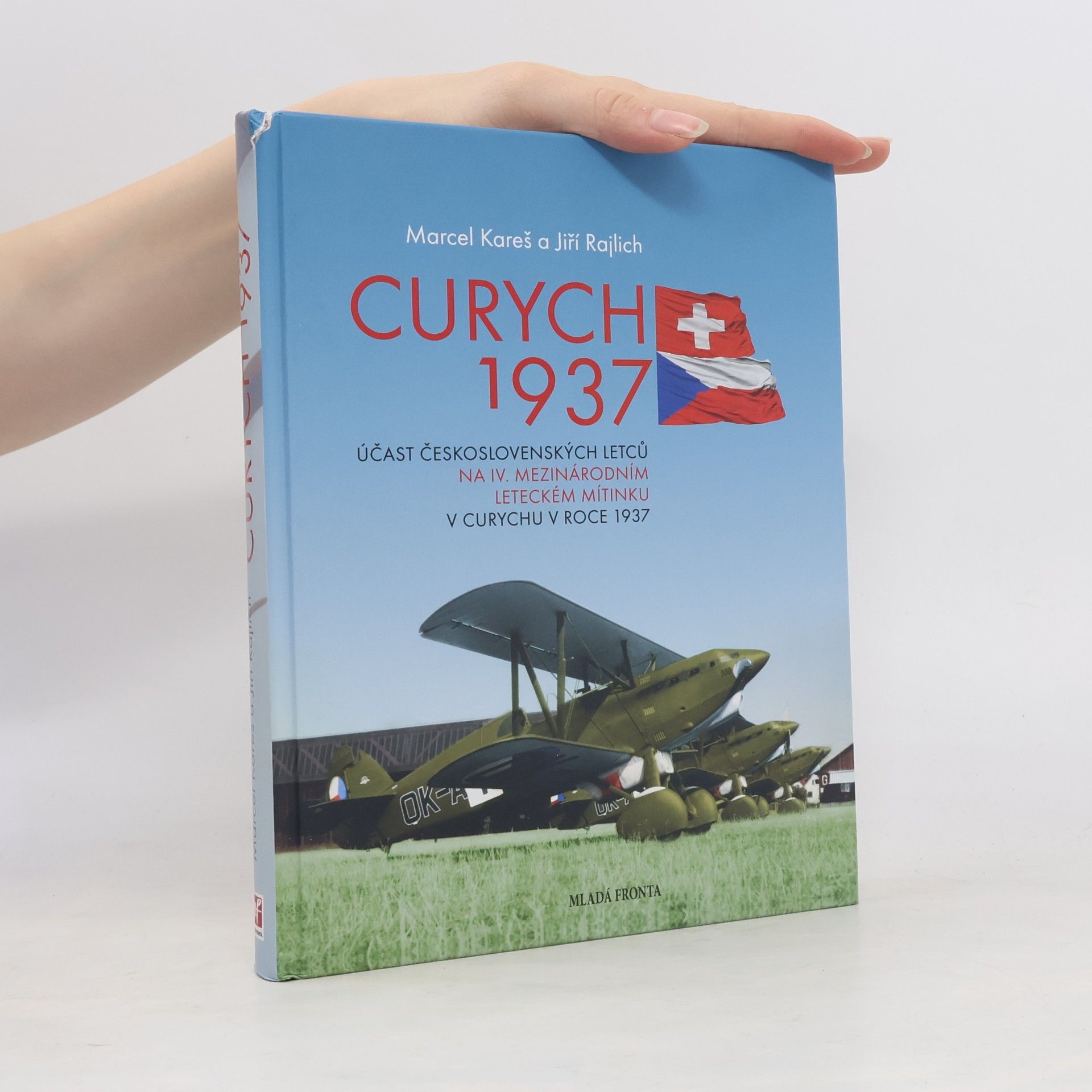 Marcel Kareš Curych 1937 - Účast československých letců na IV. mezinárodním leteckém mítinku v Curychu v roce 1937