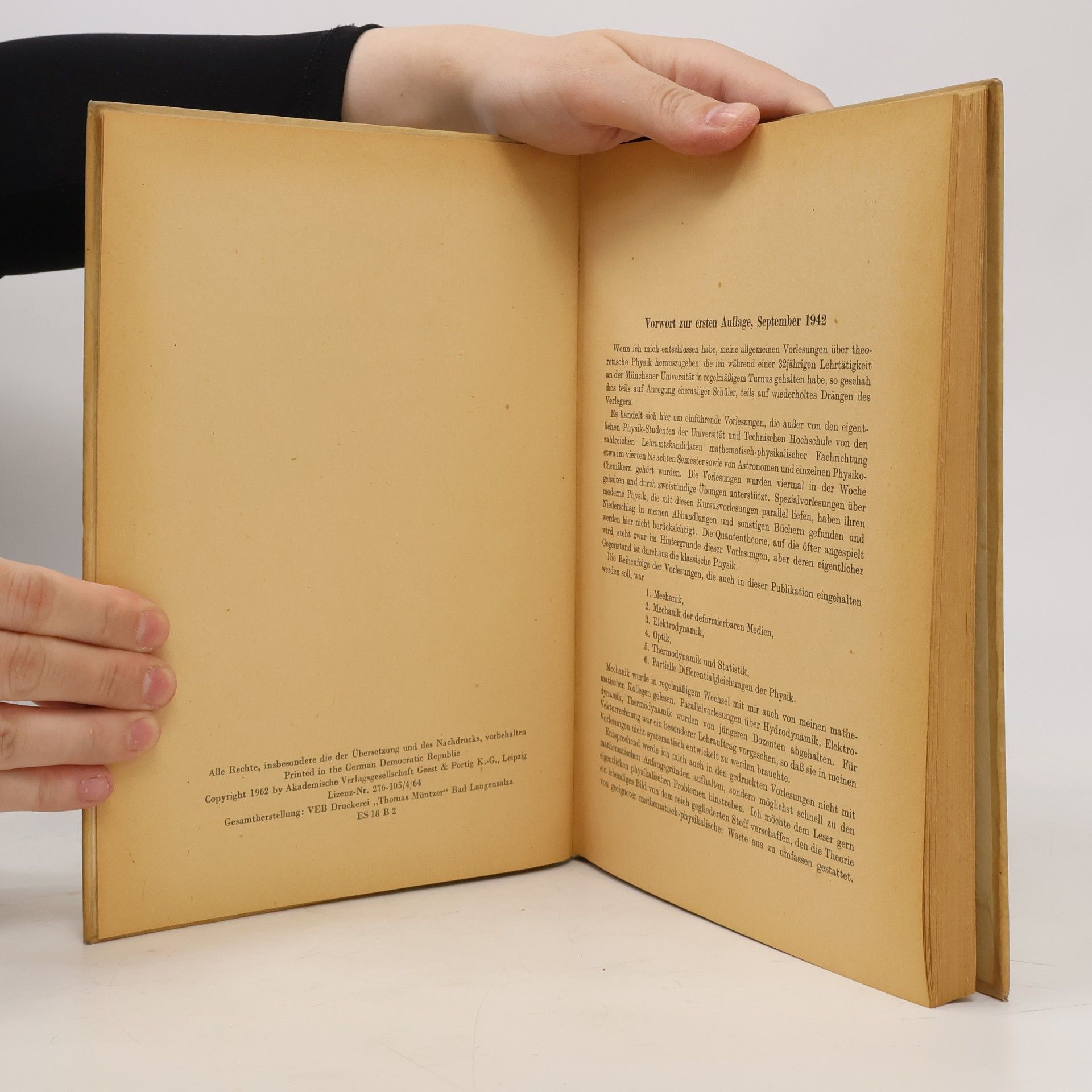 Arnold Sommerfeld Mechanik