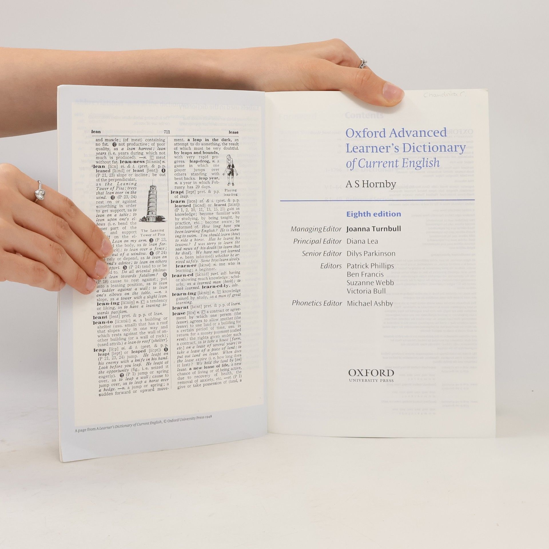 Albert Sydney Hornby Oxford Advanced Learner's Dictionary of Current English