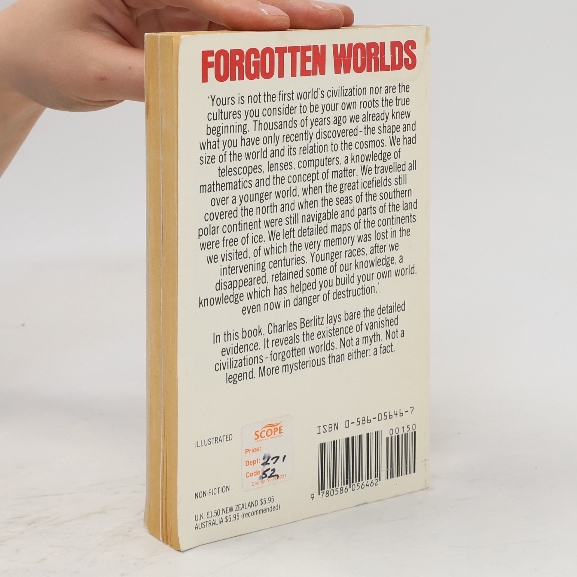 Charles Berlitz Mysteries from Forgotten Worlds