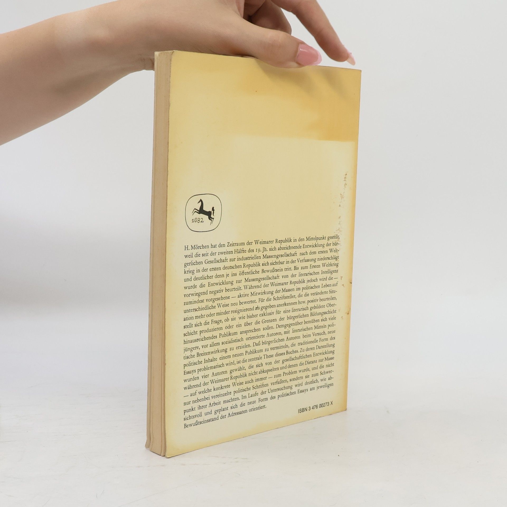Helmut Mörchen Schriftsteller in der Massengesellschaft