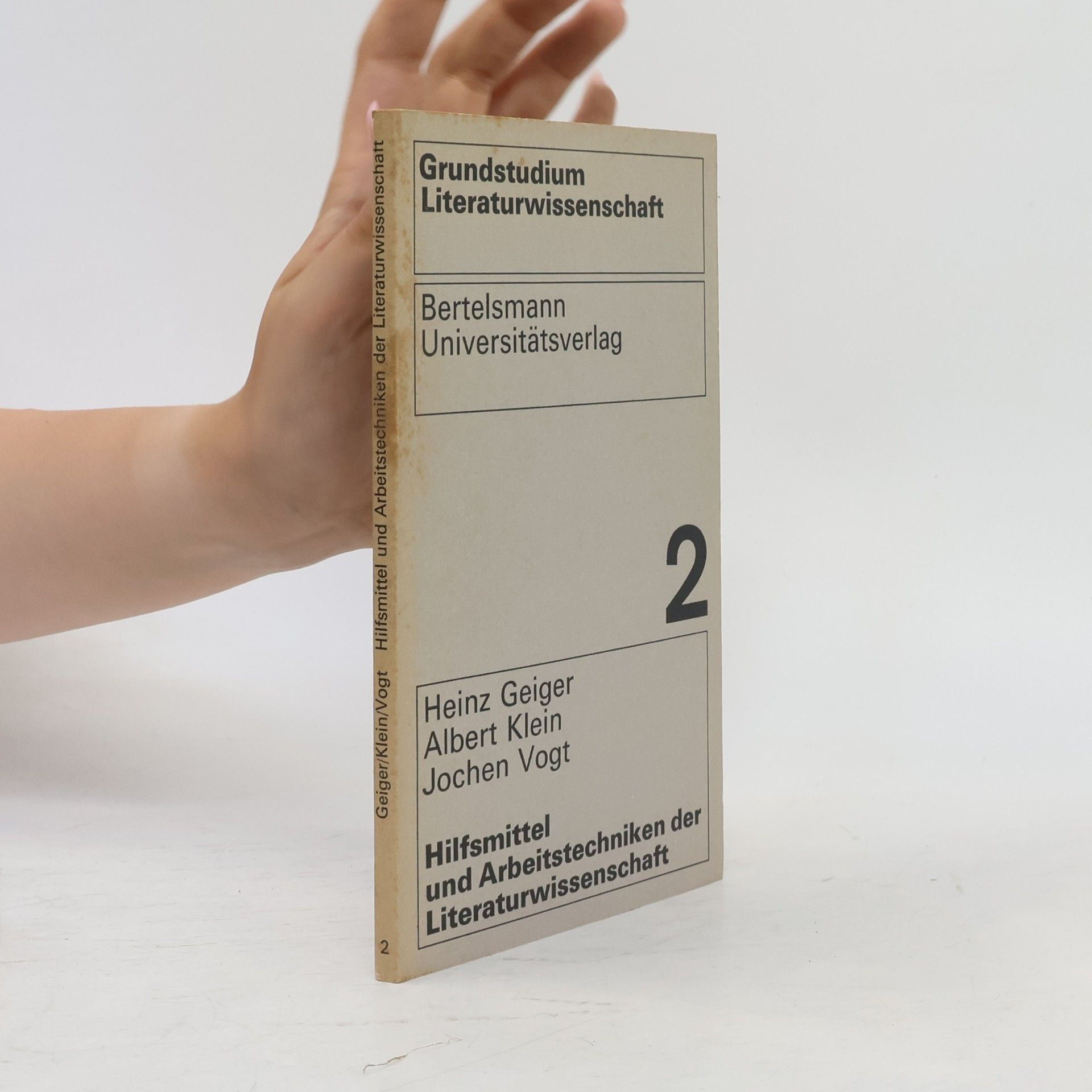 Hilfsmittel und Arbeitstechniken der Literaturwissenschaft