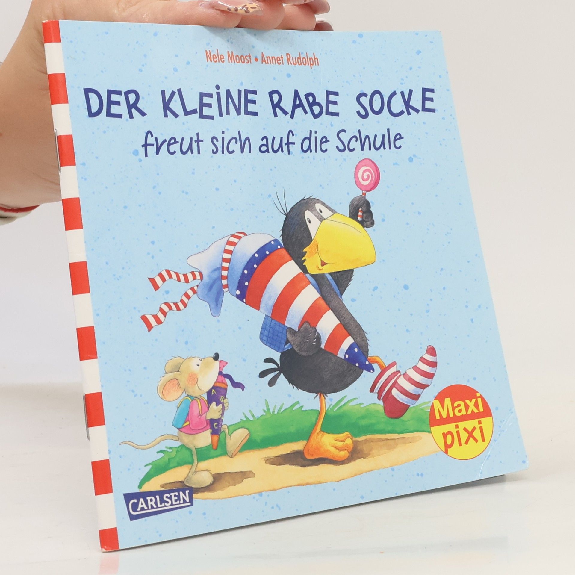 Nele Moost Maxi Pixi 315: Rabe Socke freut sich auf die Schule