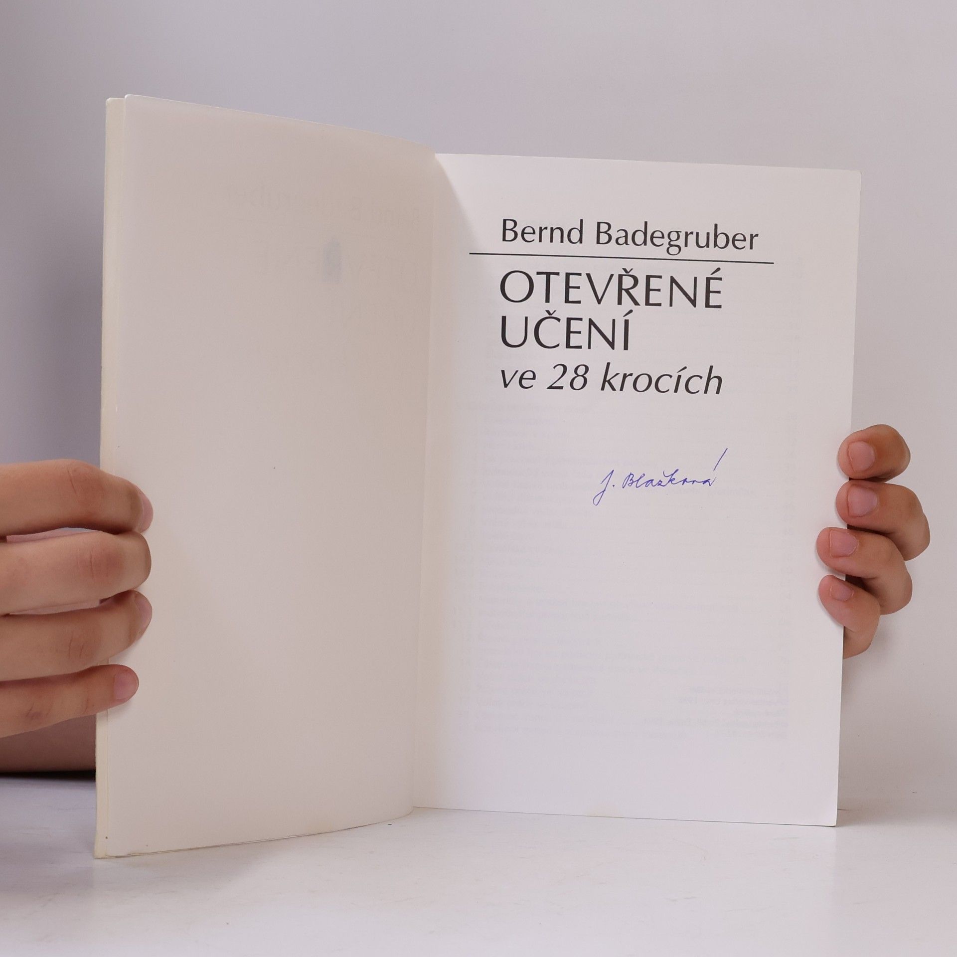 Bernd Badegruber Otevřené učení ve 28 krocích