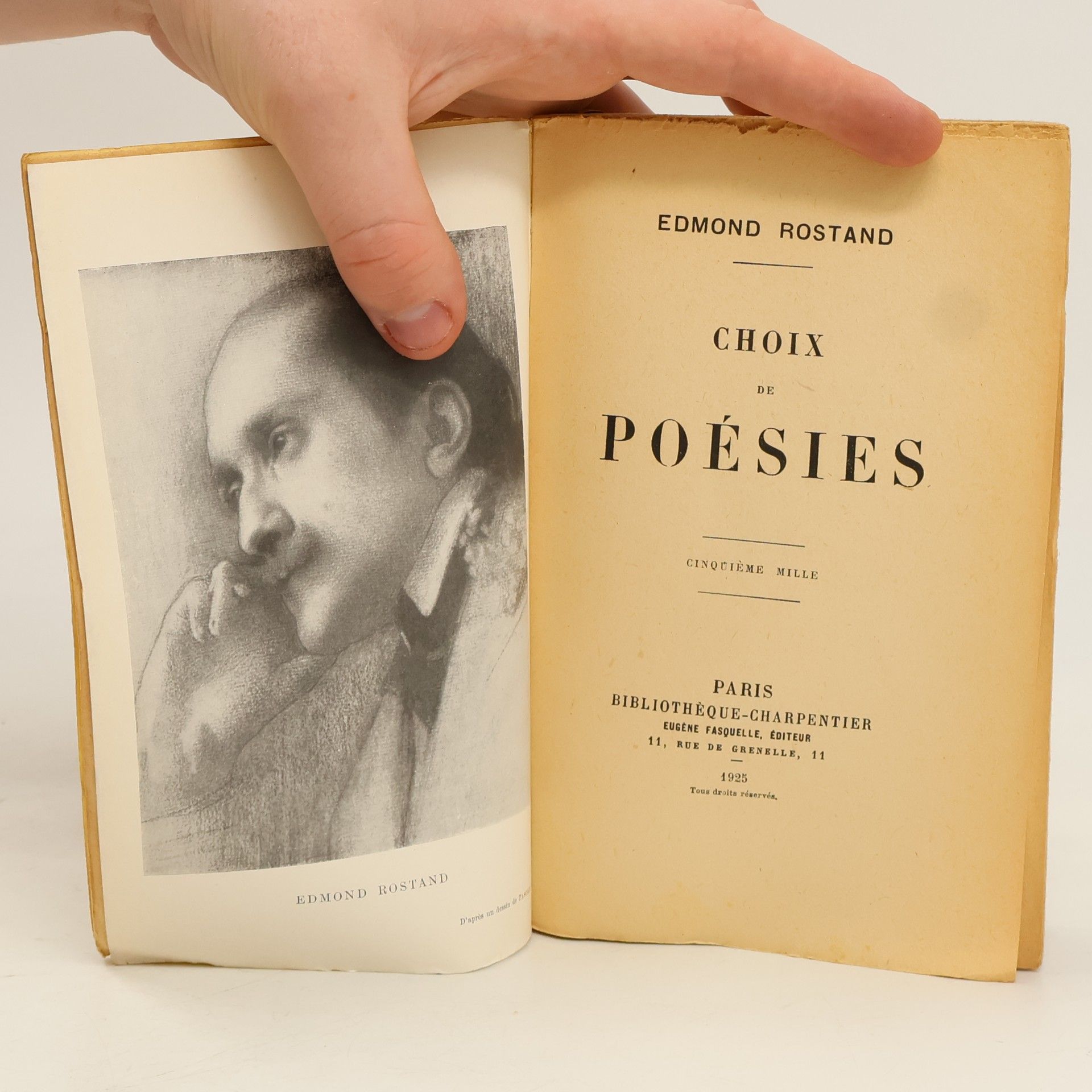 Edmond Rostand Choix de Poésies