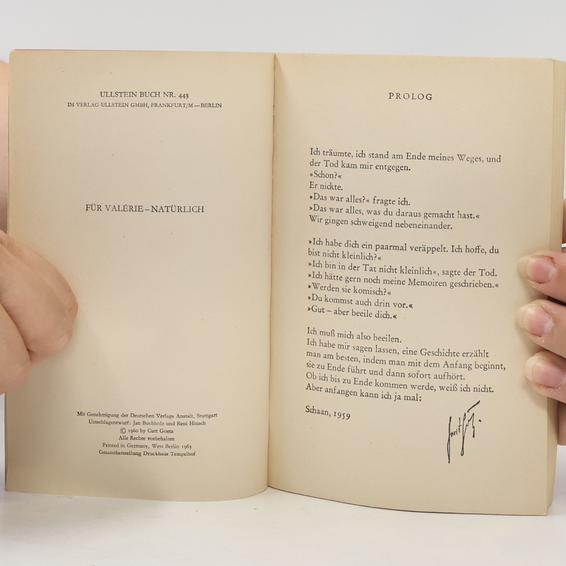 Curt Goetz Die Memoiren des Peterhans von Binningen