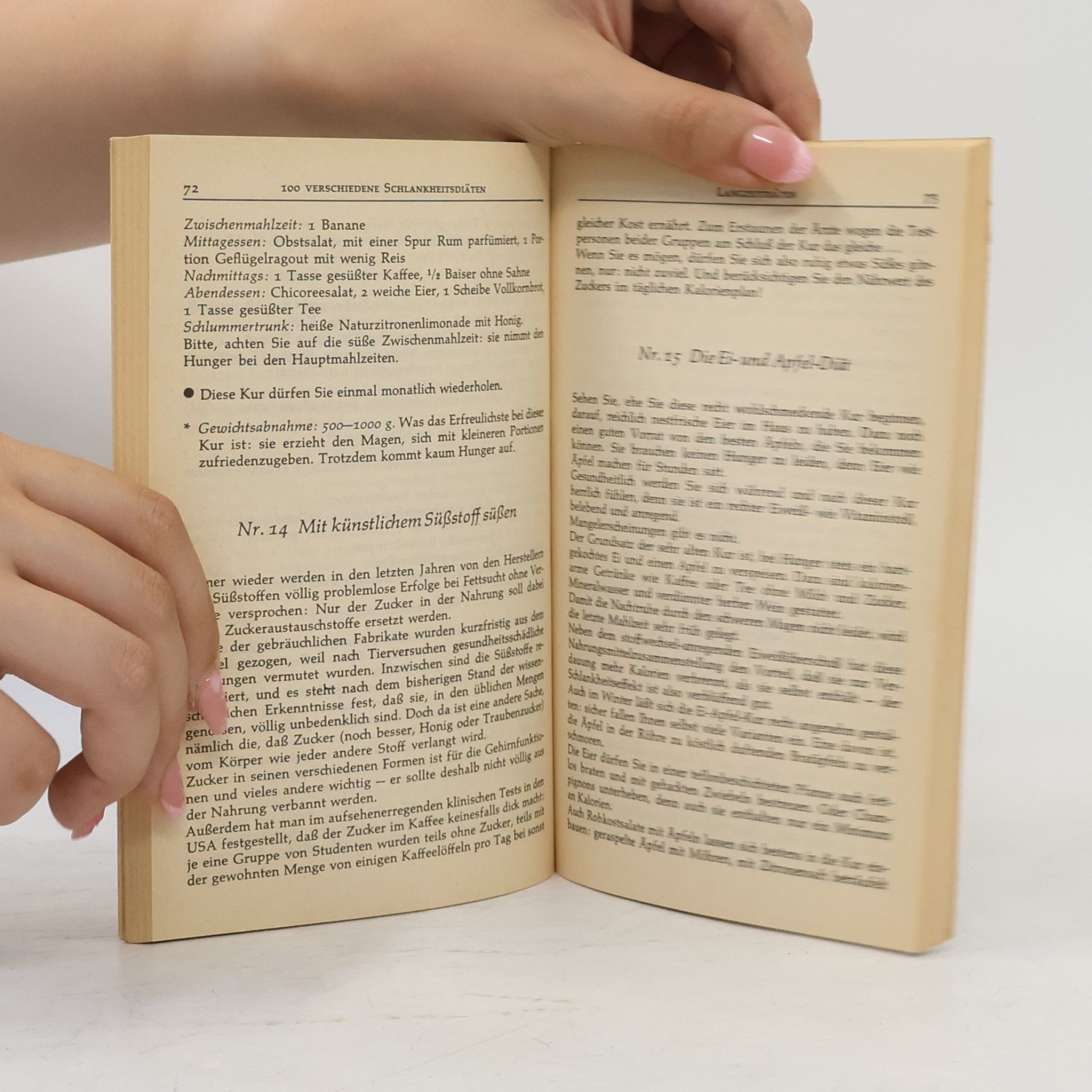 Various authors 100 verschiedene Schlankheitsdiäten