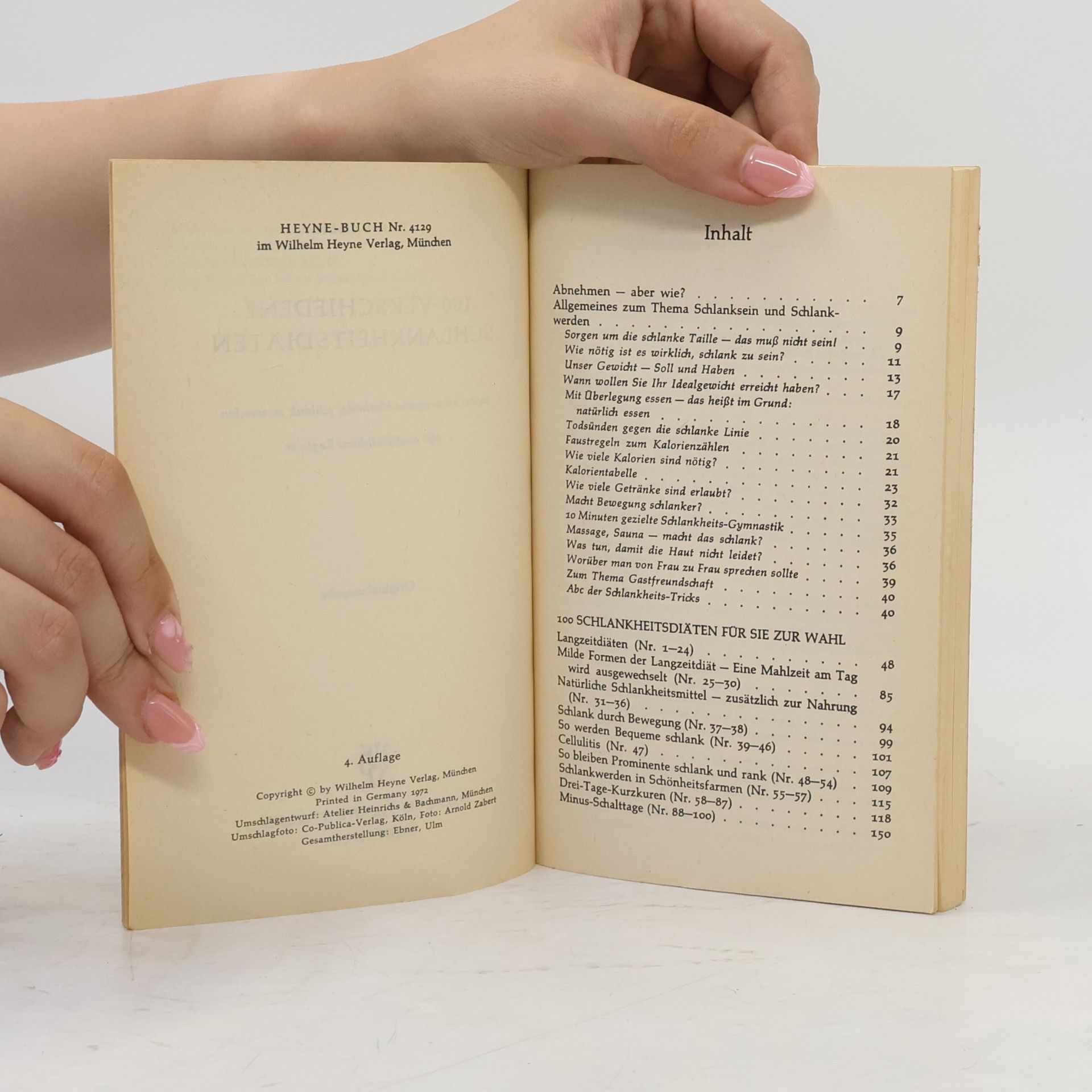 Various authors 100 verschiedene Schlankheitsdiäten