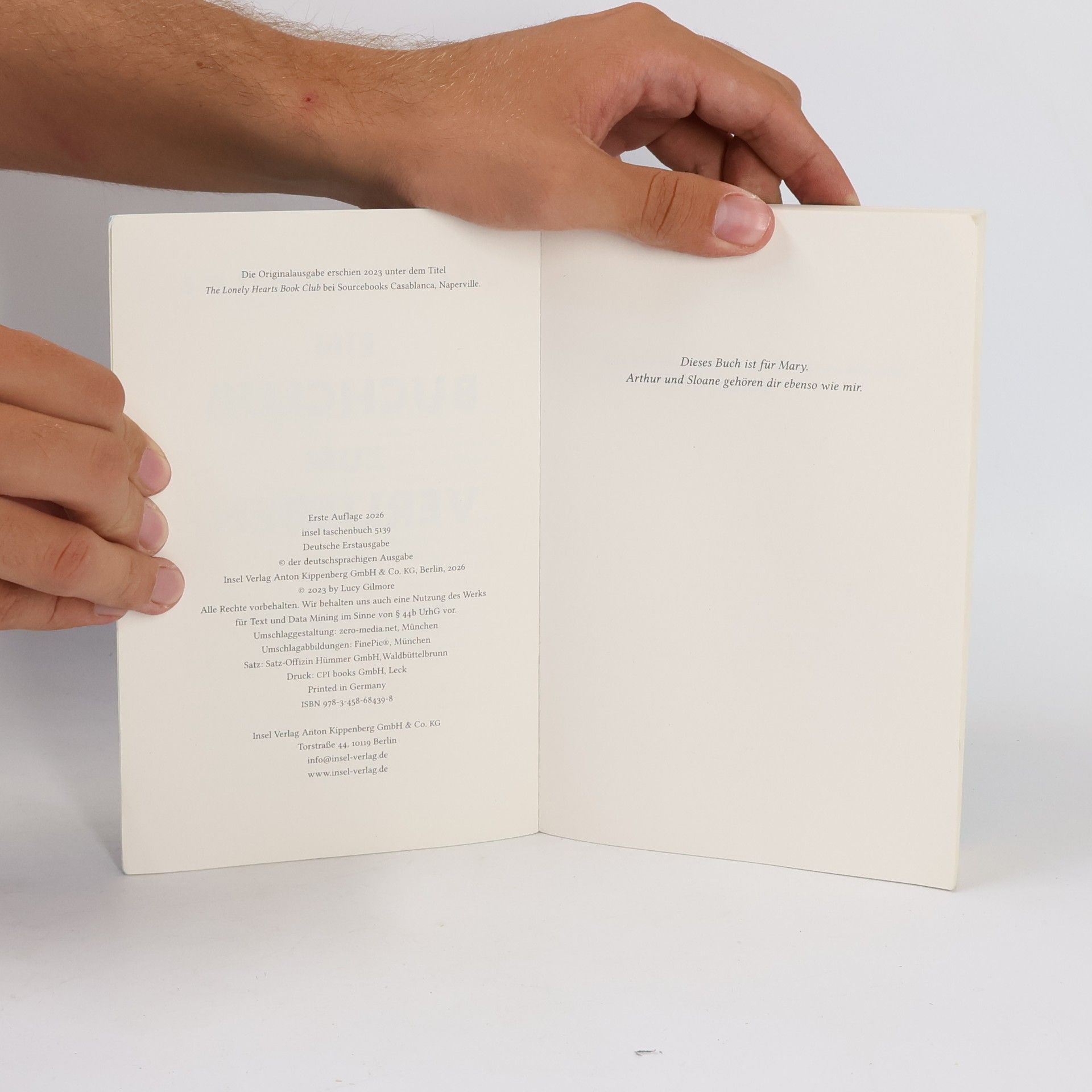 Lucy Gilmore Insel Taschenbuch: Ein Buchclub zum Verlieben