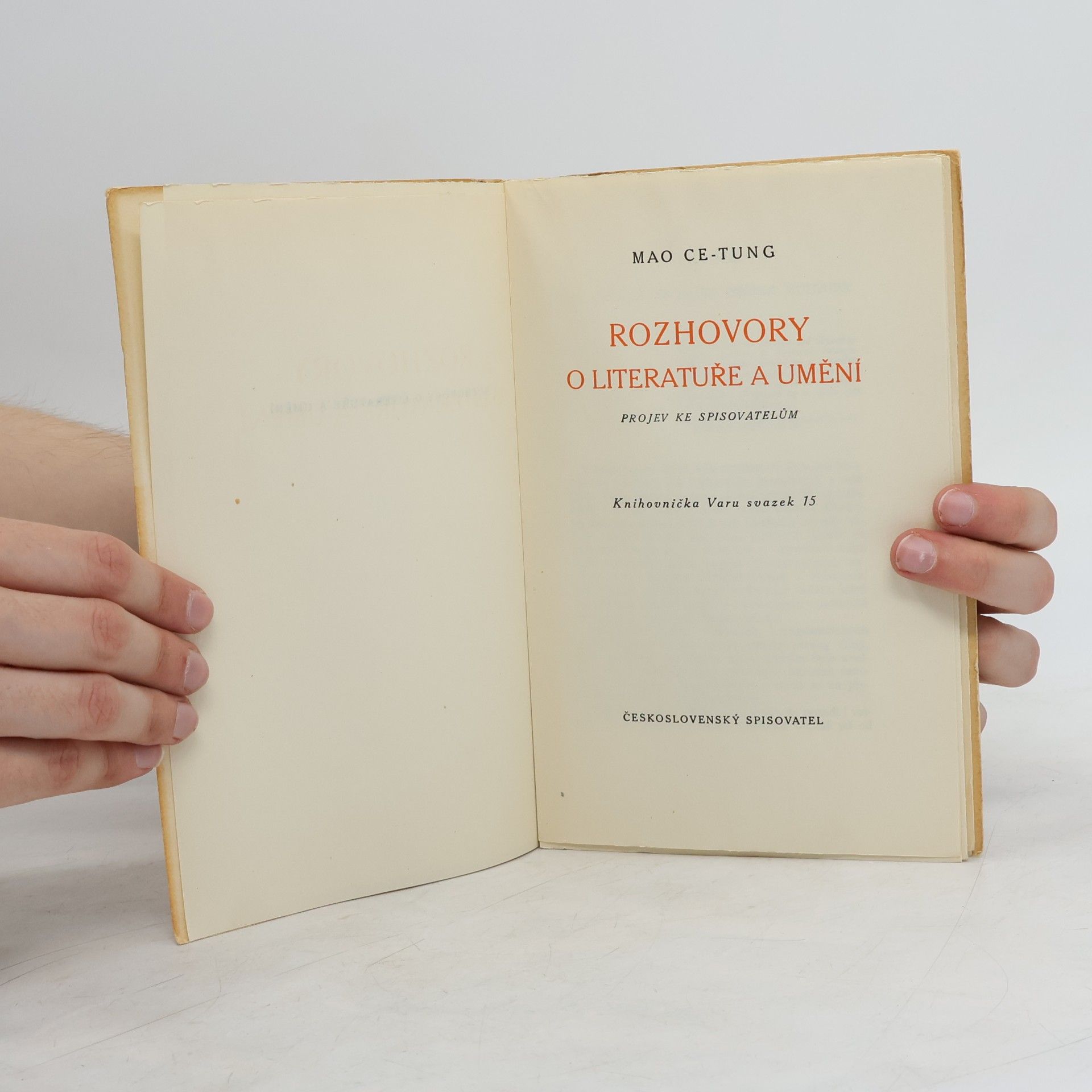 Mao Ce tung Rozhovory o literatuře a umění