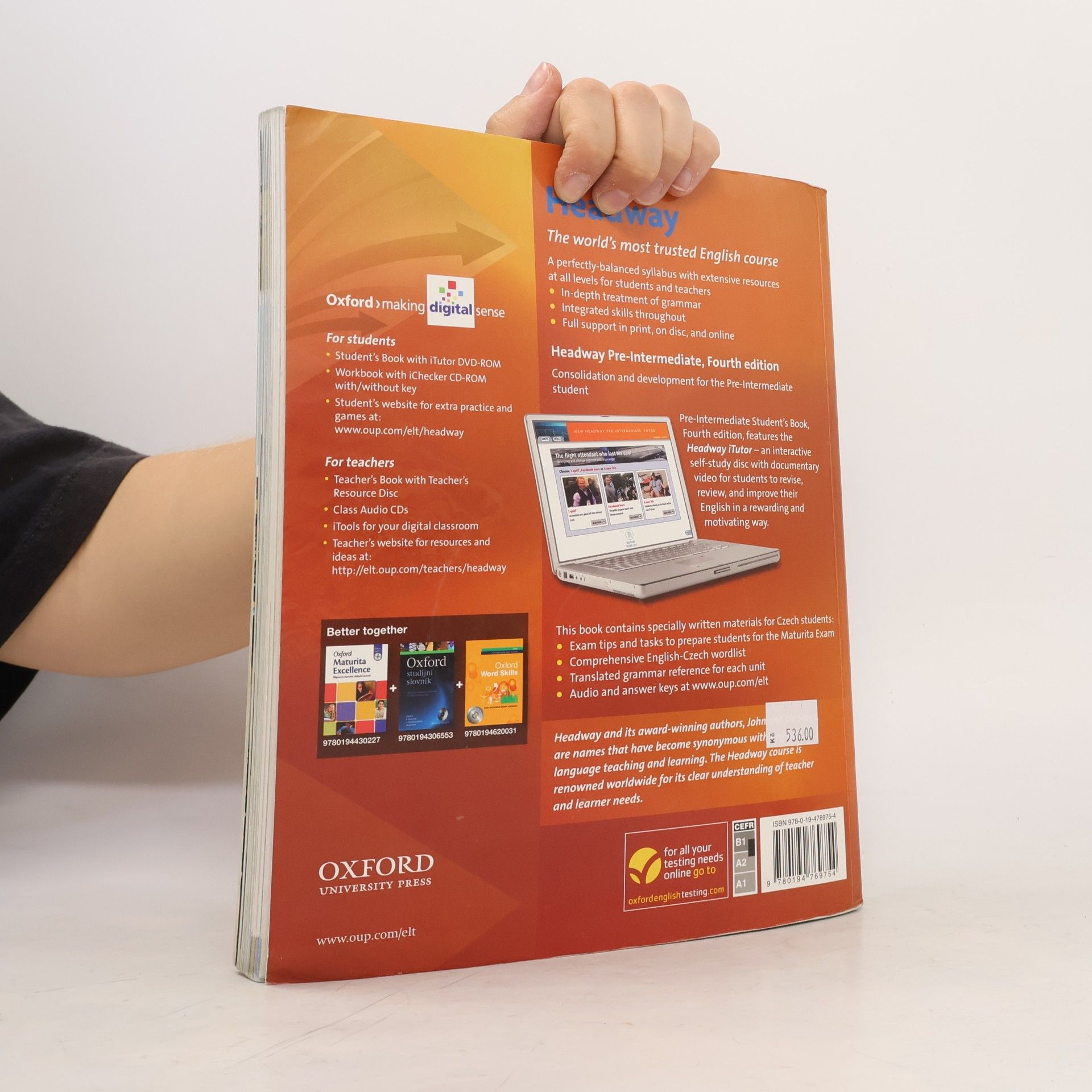 John Soars New Headway : Fourth edition. Pre-intermediate. Maturita student's book