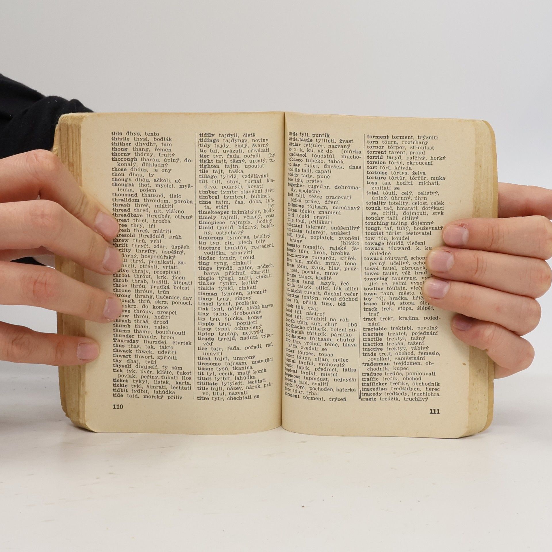 B. Dobrovolný 20.000 slov. Anglicko-český česko-anglický slovník mluvené řeči