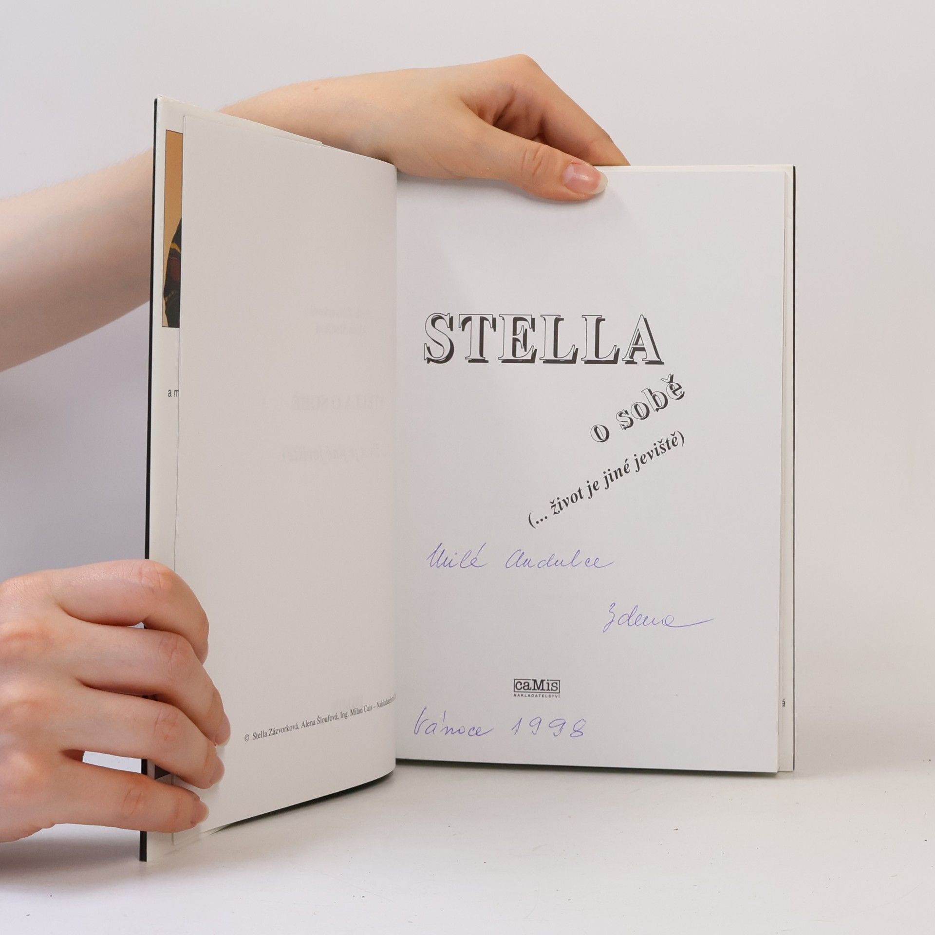 Stella Zázvorková Stella o sobě. (...život je jiné jeviště)
