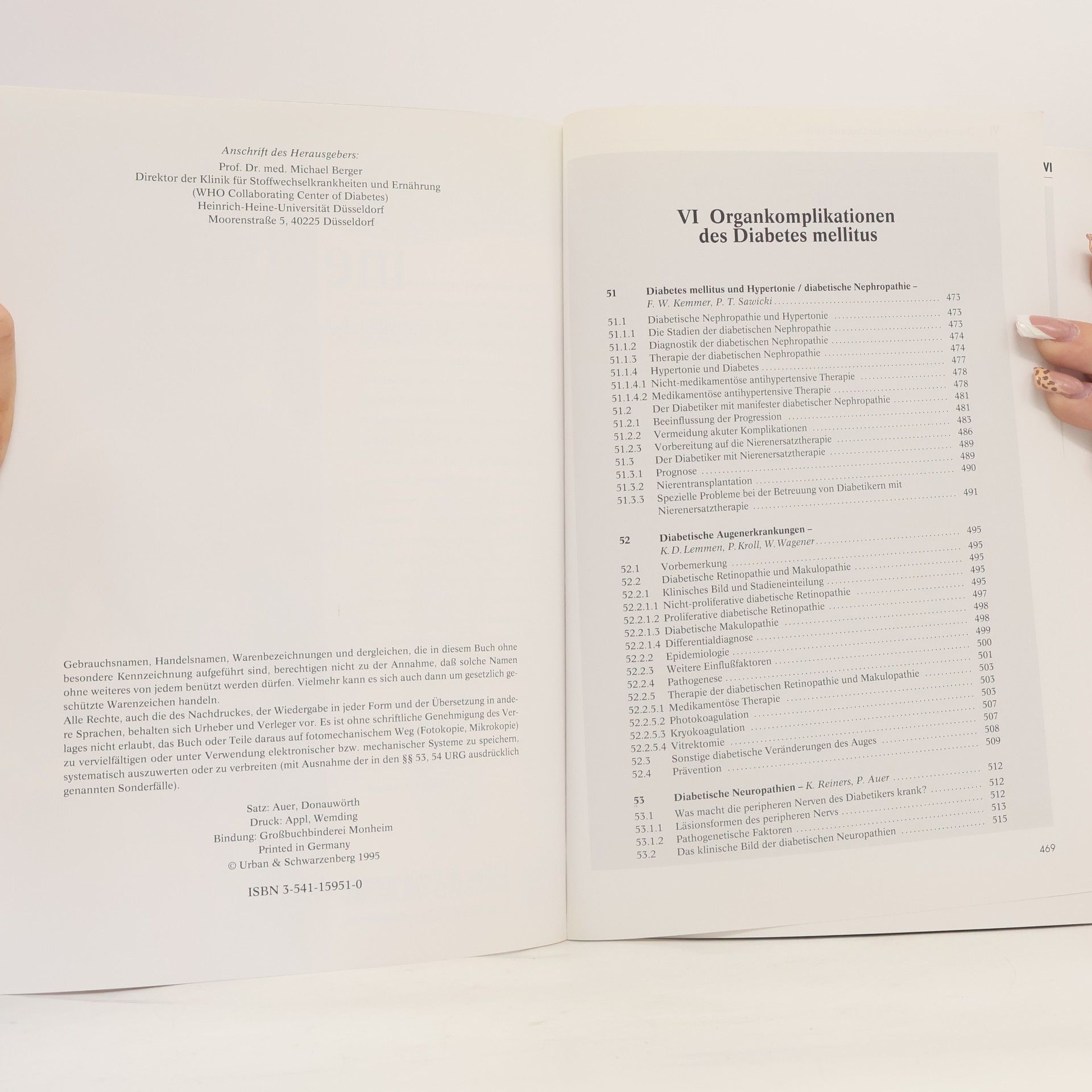 Michael Berger Diabetes mellitus III